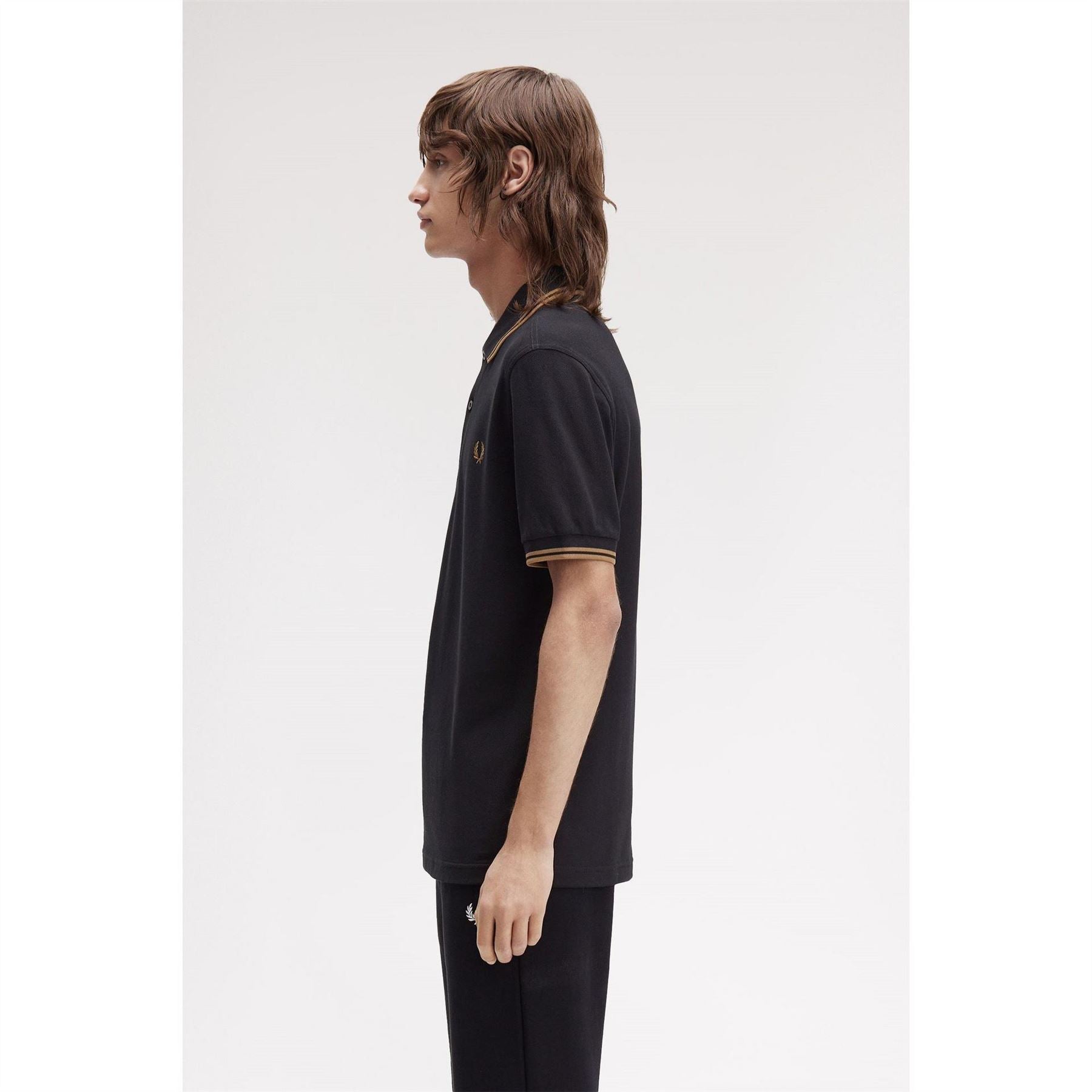 Fred Perry Sleeve Twin Tipped Polo Shirt
