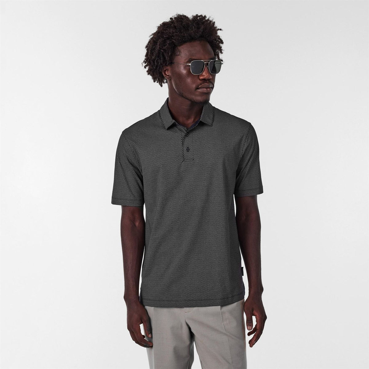 Armani Exchange Short Sleeve Polo Shirt