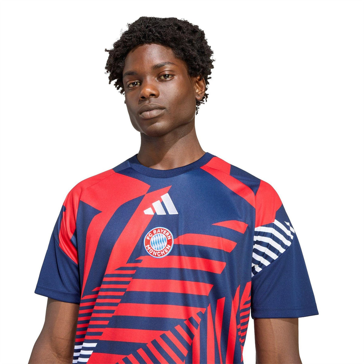 adidas Mens Munich Pre Match Shirt 2026 27