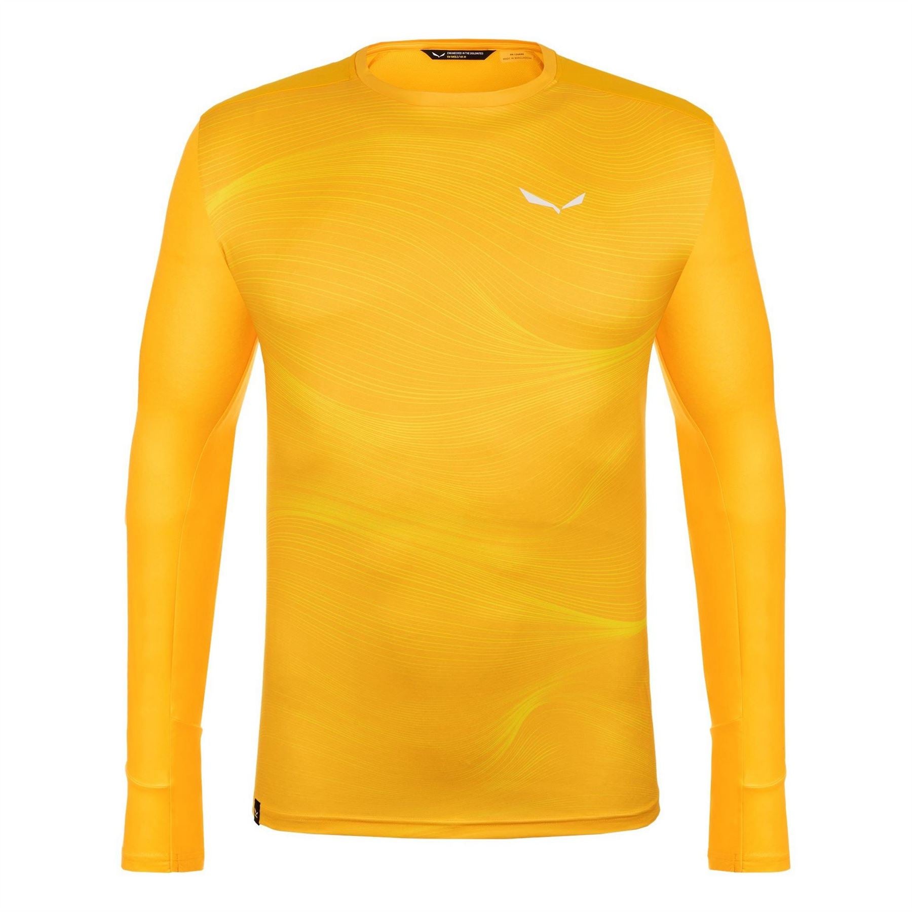 Salewa Lifestyle Solucellair Slim Fit Crew Neck Long Sleeve T-Shirt
