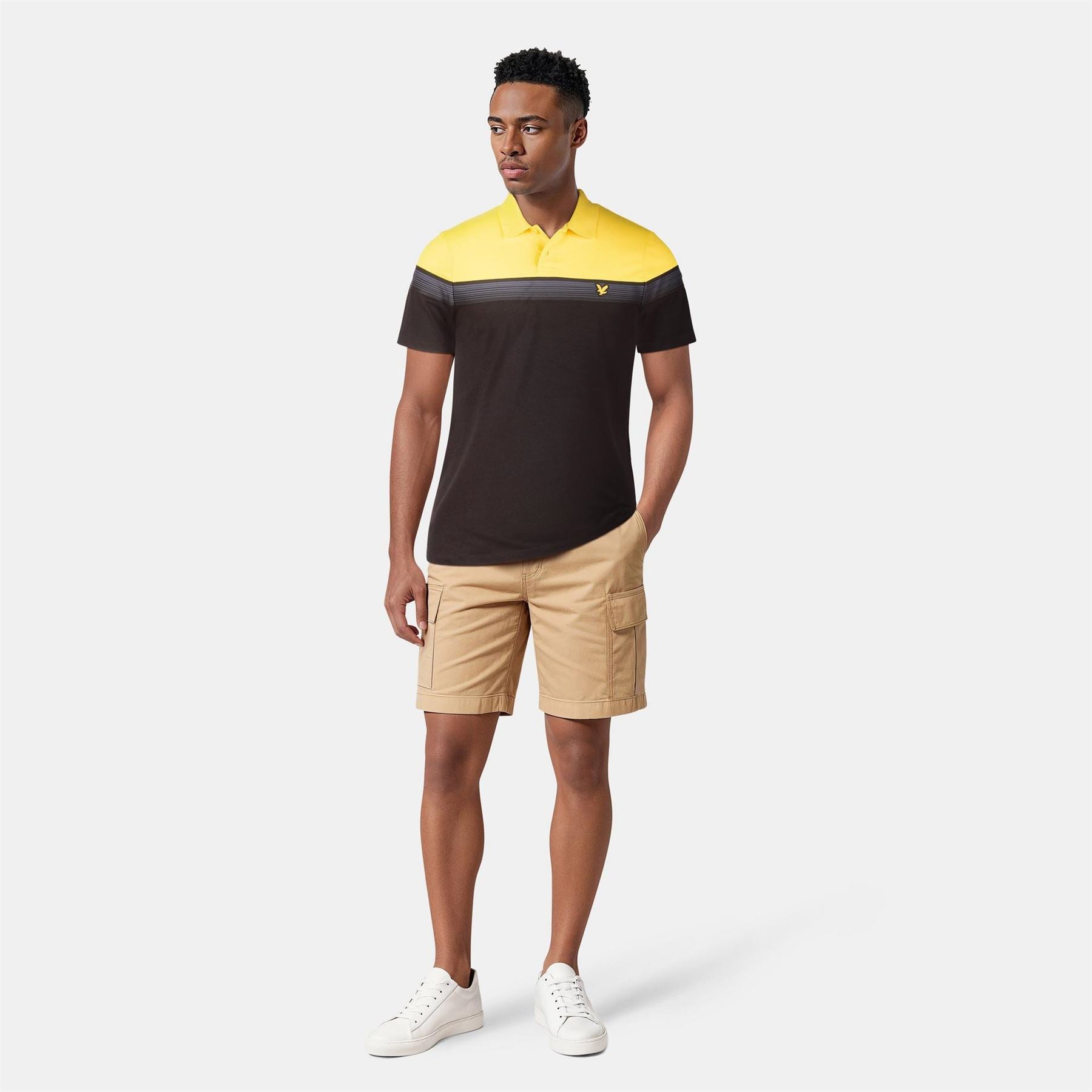 Lyle and Scott Collared Neck Polo Shirt Casual Pant Set