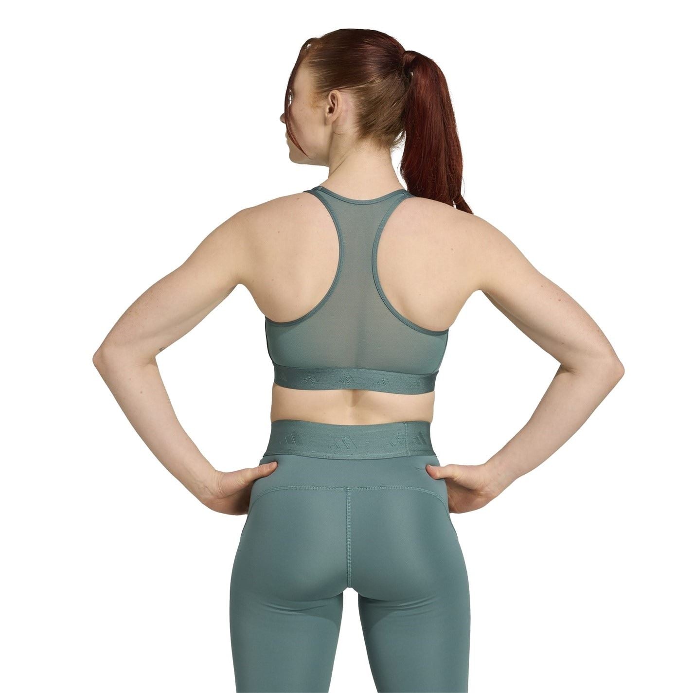 adidas Scoop Neck Compression Sports Bra