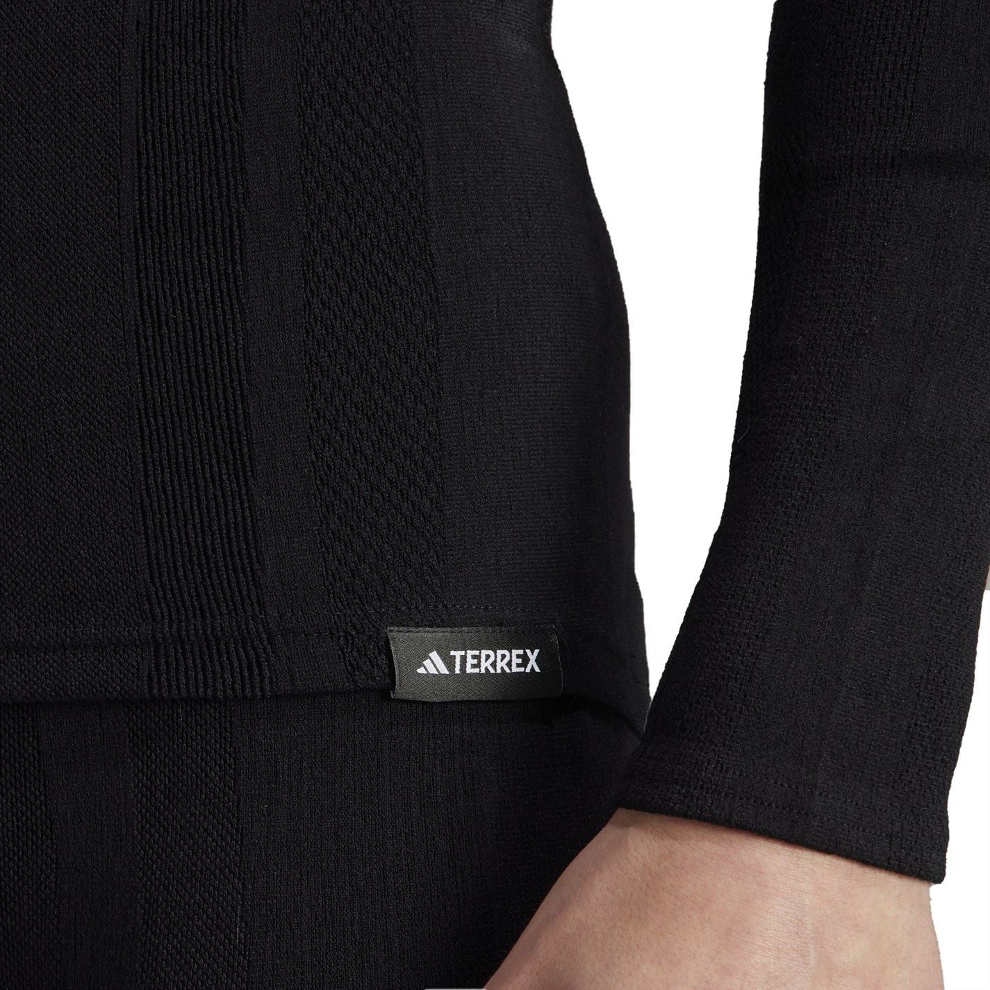 adidas Terrex Merino Slim Fit Long Sleeve T-Shirt