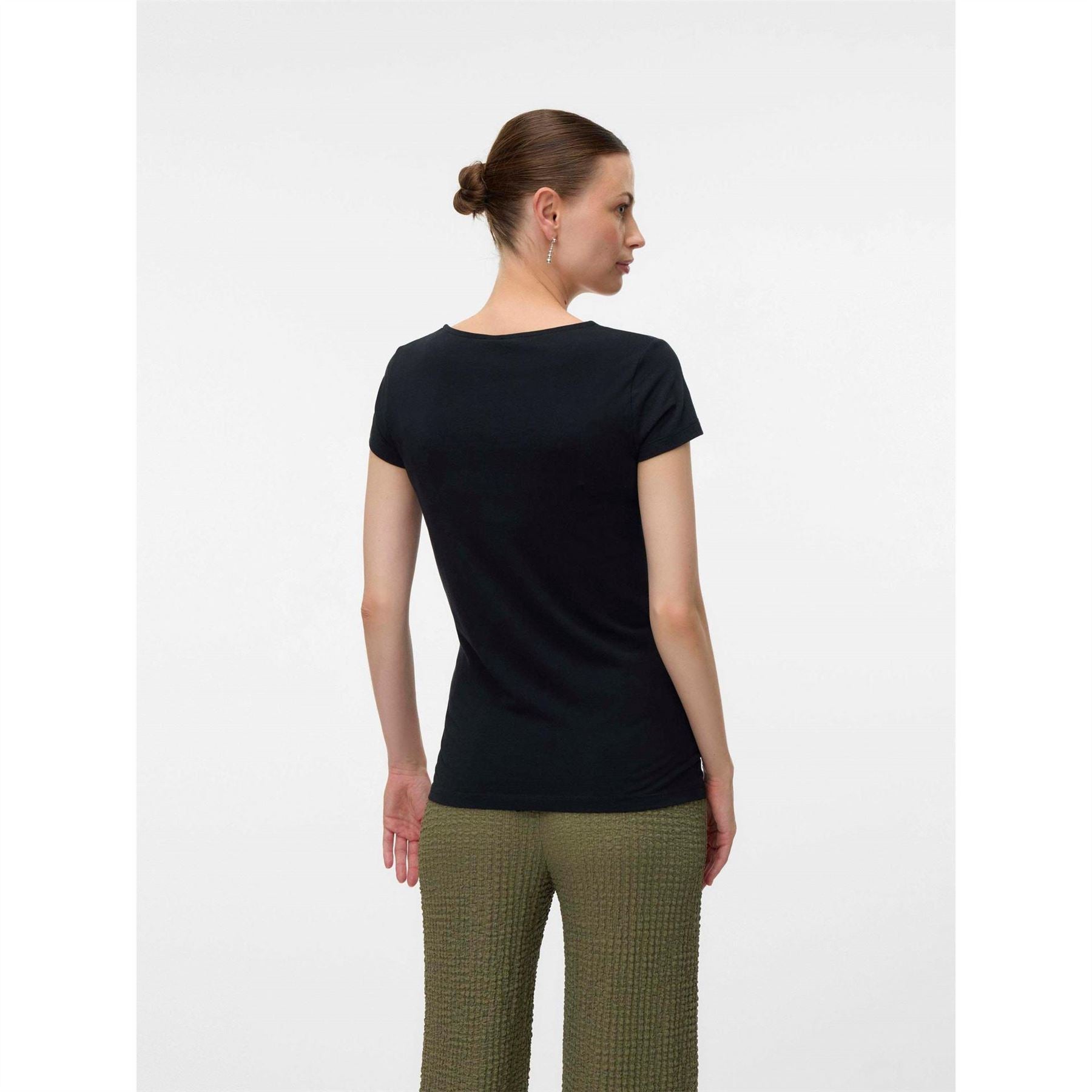Mamalicious Crew Neck Short Sleeve Regular Fit T-Shirt