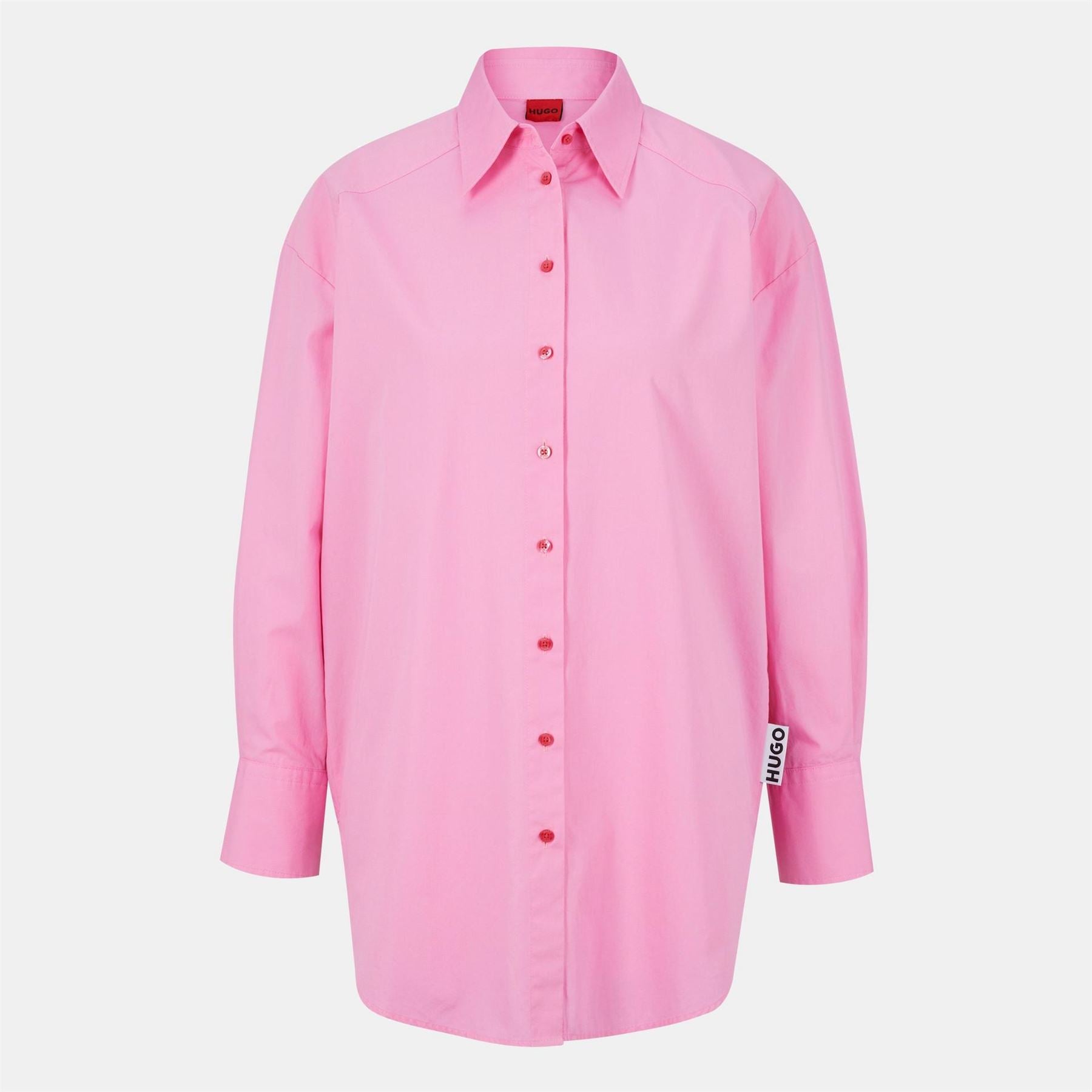 Hugo Ennia Relaxed Fit Long Sleeve Shirt