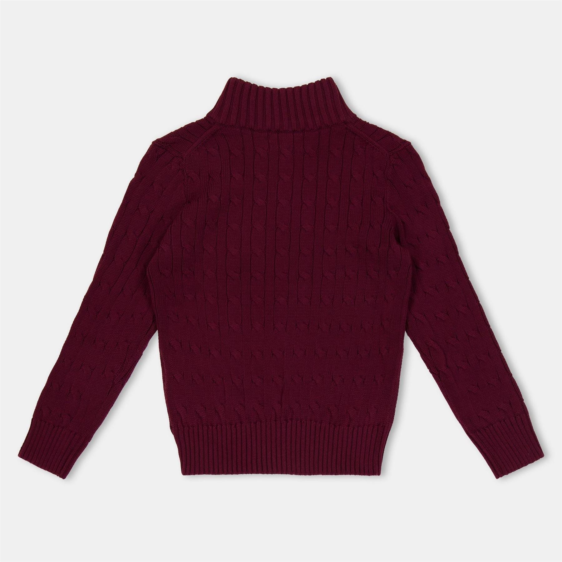 Polo Ralph Lauren Funnel Neck Long Sleeve Zip Sweater
