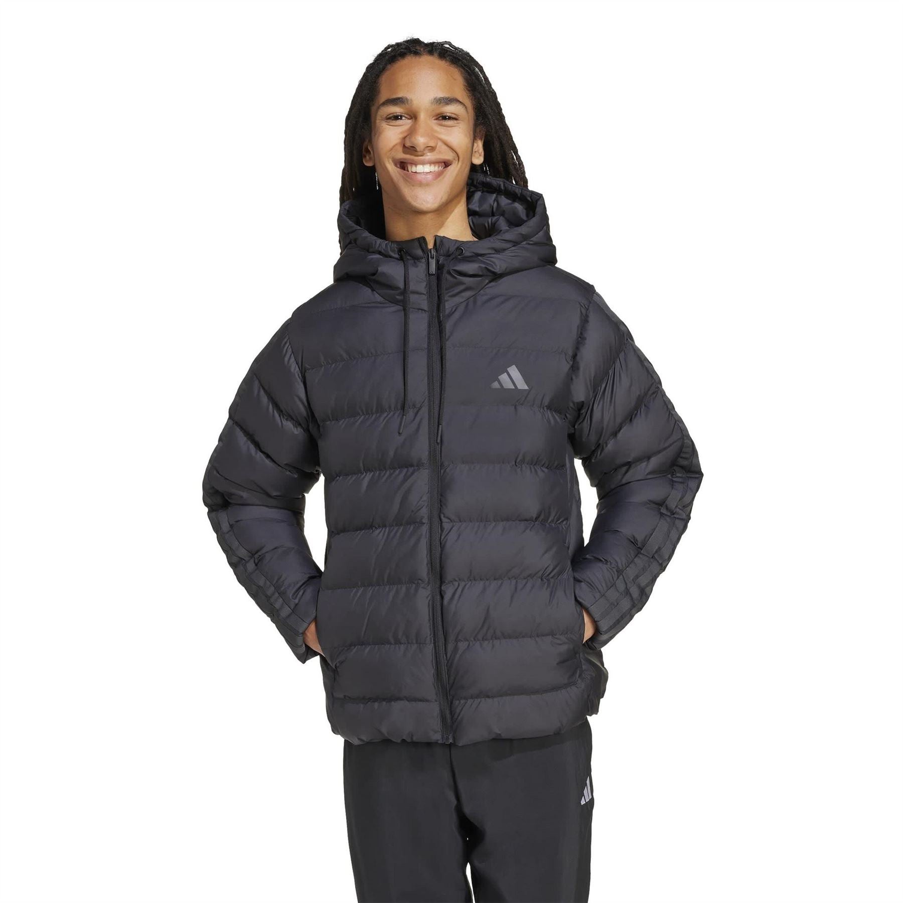adidas Essentials Climawarm 3 Stripes Synthetic Down Jackets