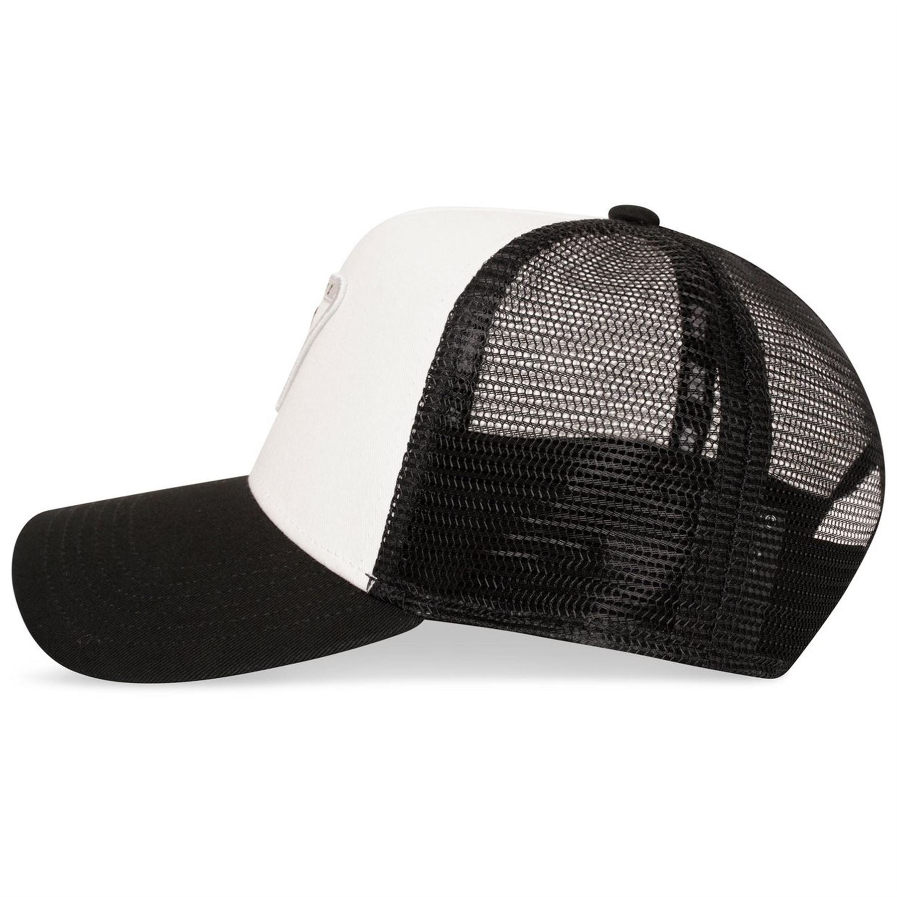 Societe Noir Color Block Mesh Base Ball Cap with Logo