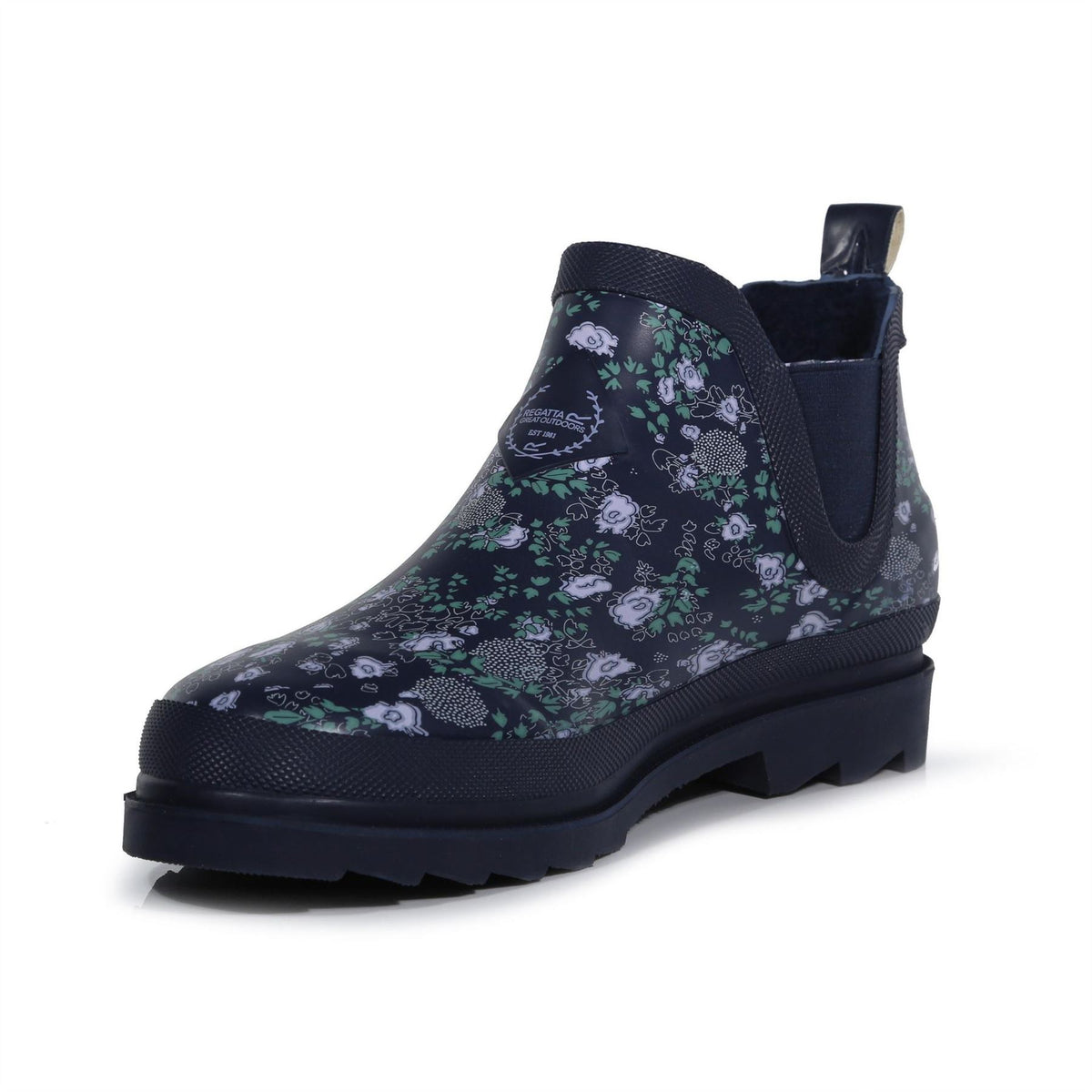 Regatta Harper Floral Rain Boots with Lug Sole