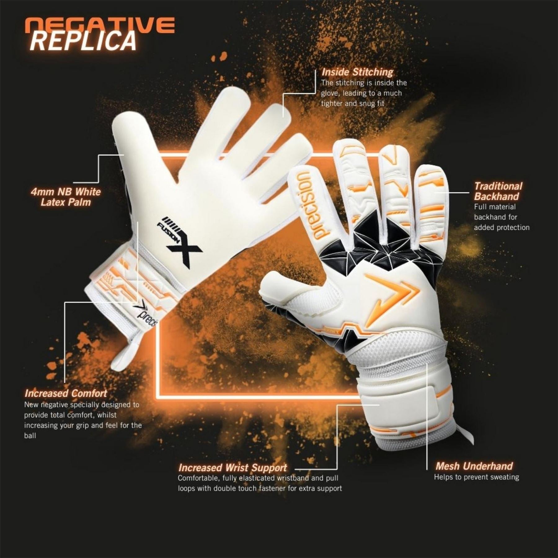 Precision Training X Negative Goalkeeper Glove 00