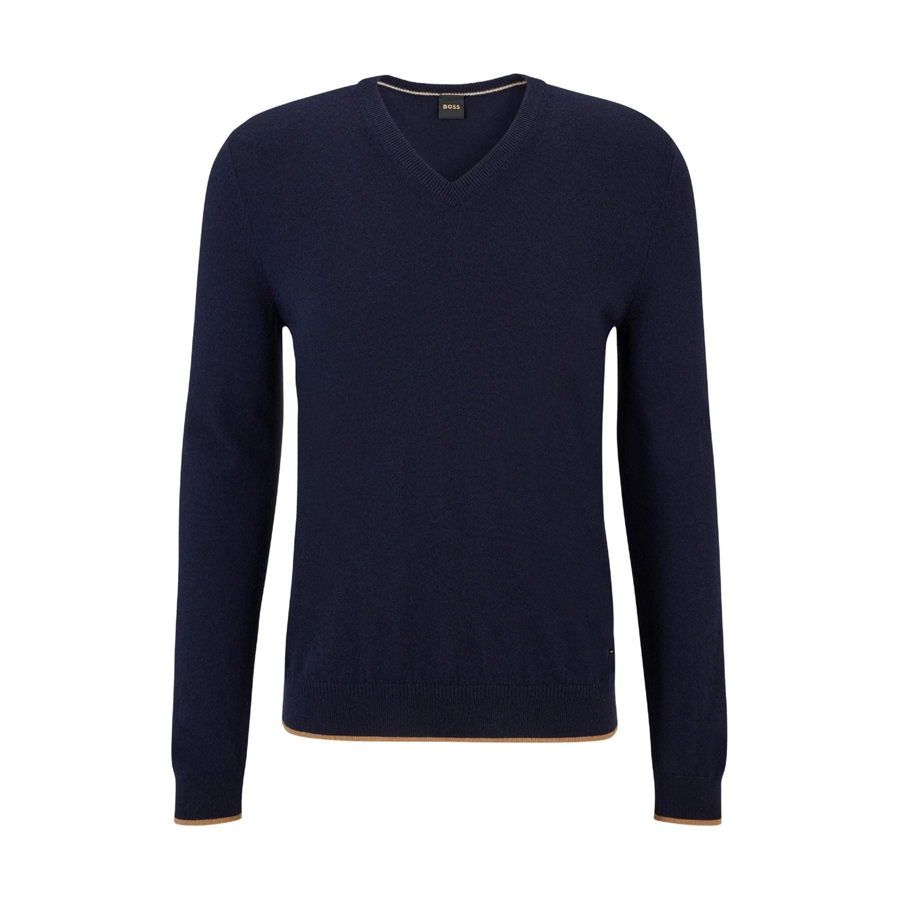 Boss V-Neck Long Sleeve Regular Fit Sweater
