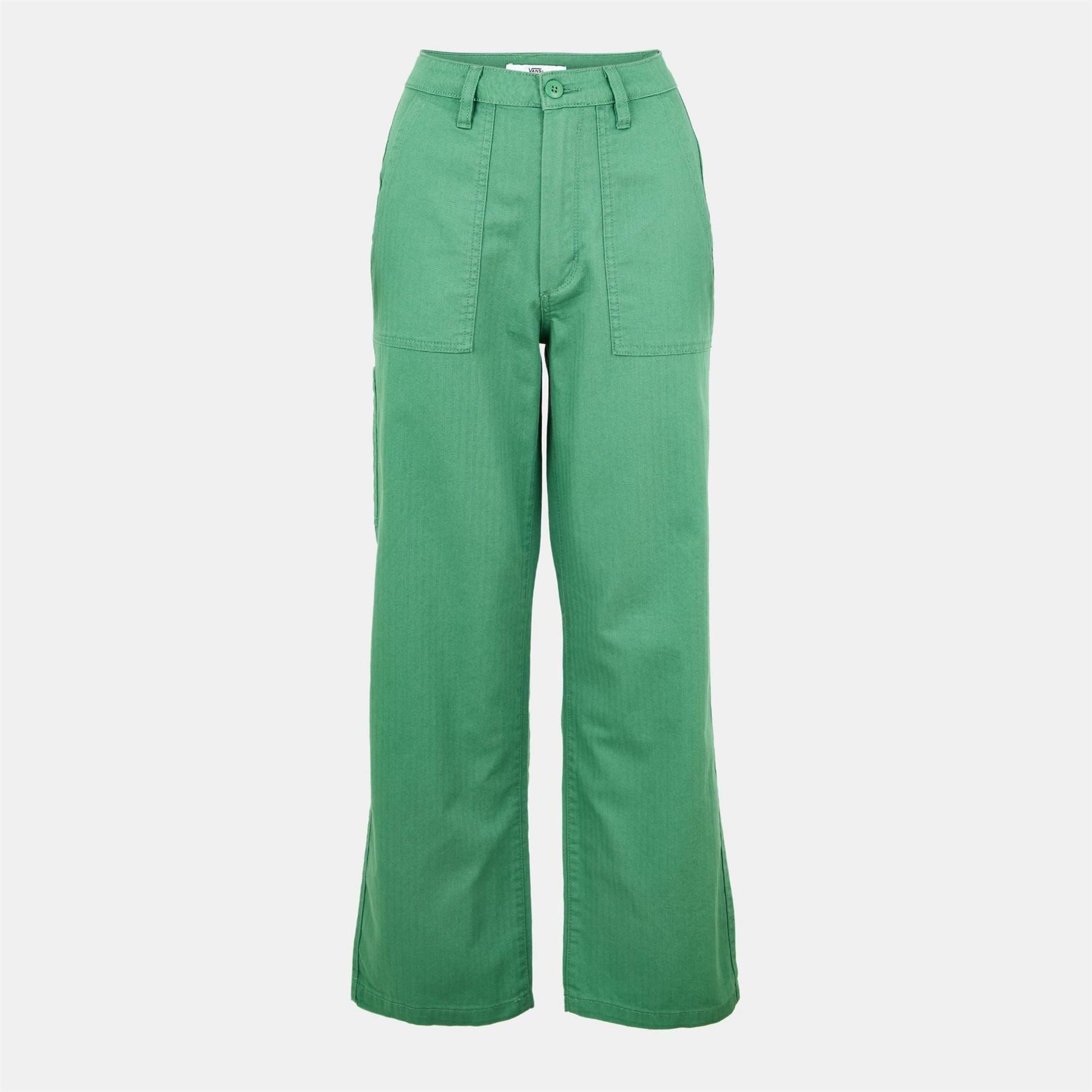 Vans Union Relaxed Solid Patterned Wide Leg Cargo Pants