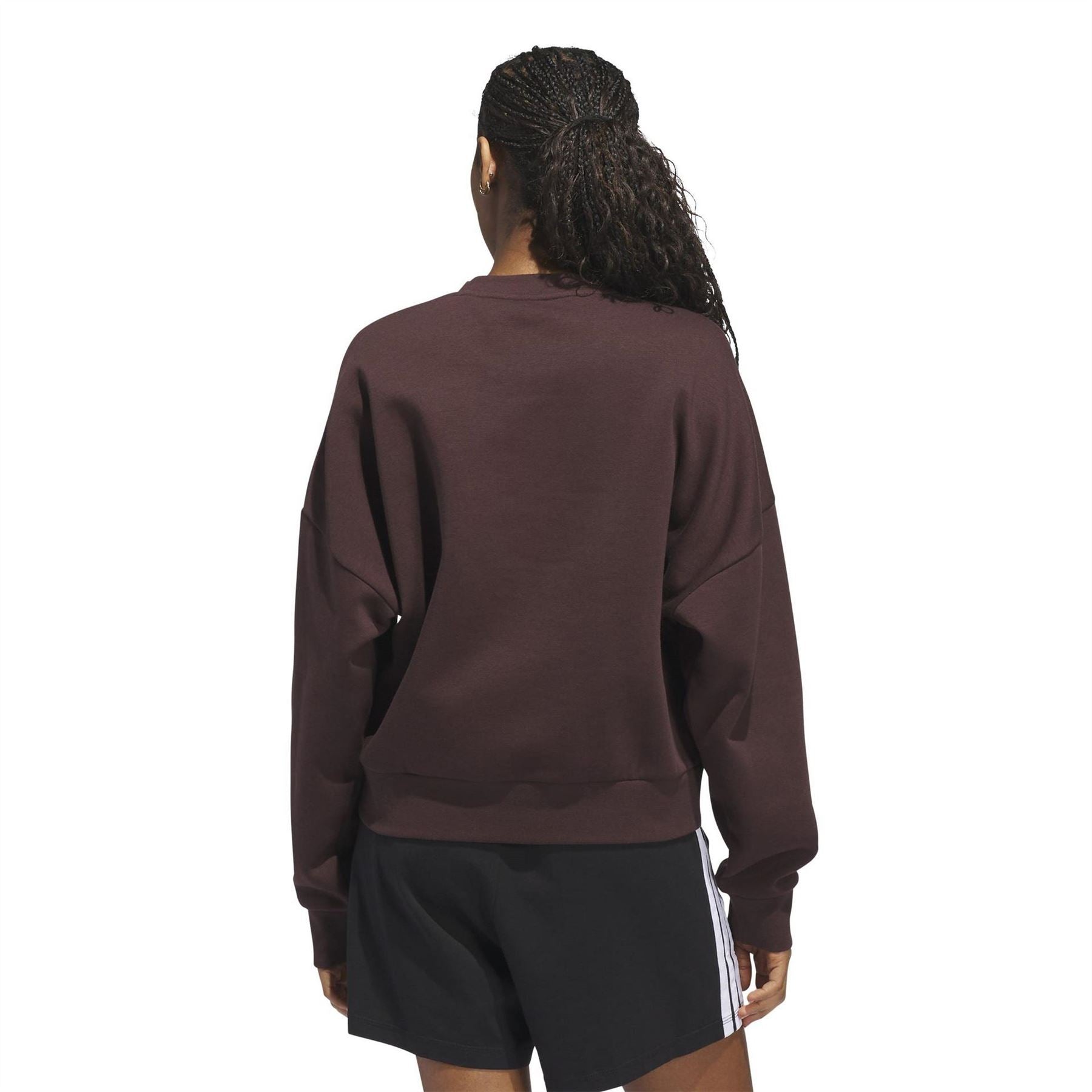adidas Womens Cozy Holiday Graphic Sweatshirt