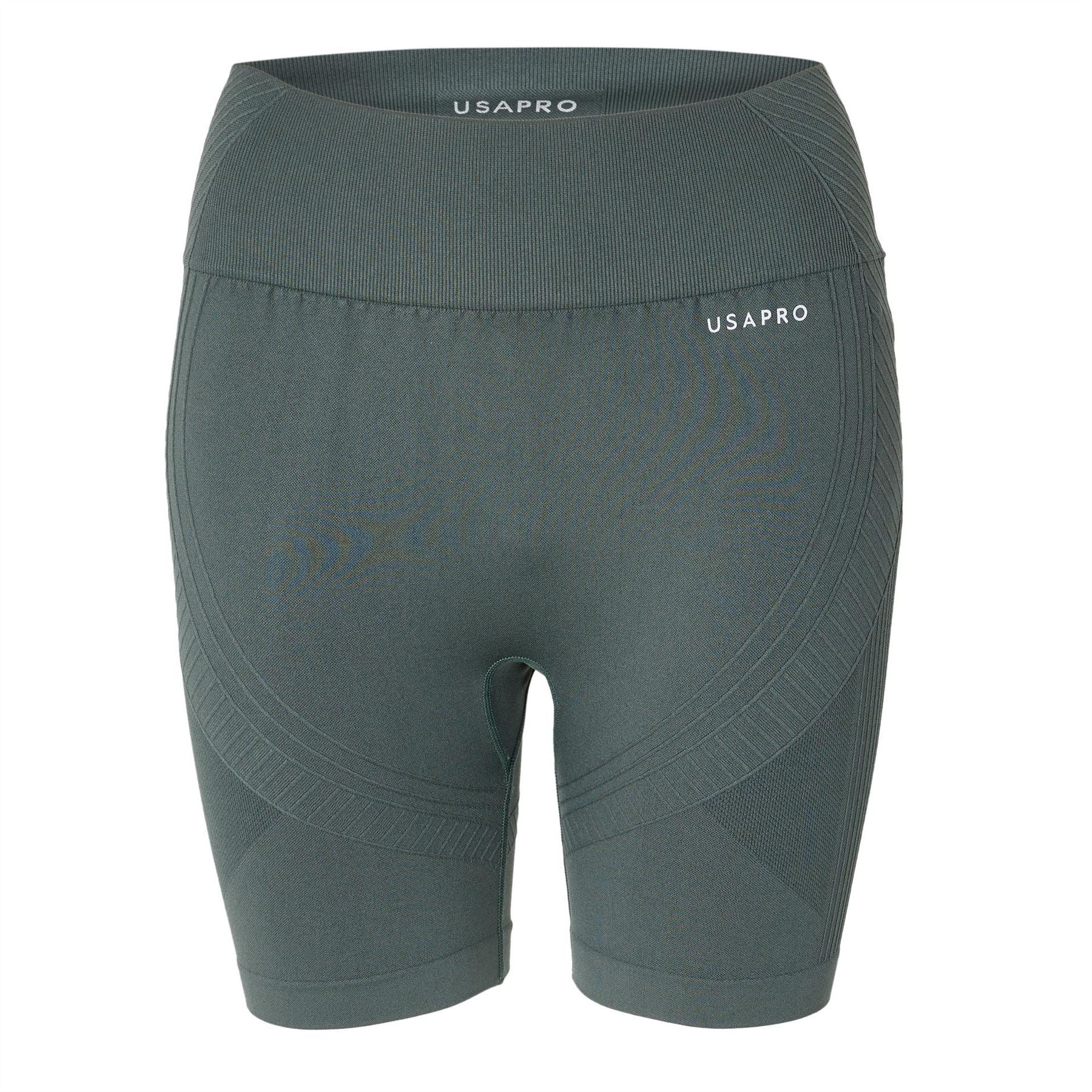 USA Pro Pro Seamless Longline Cycling Shorts Womens