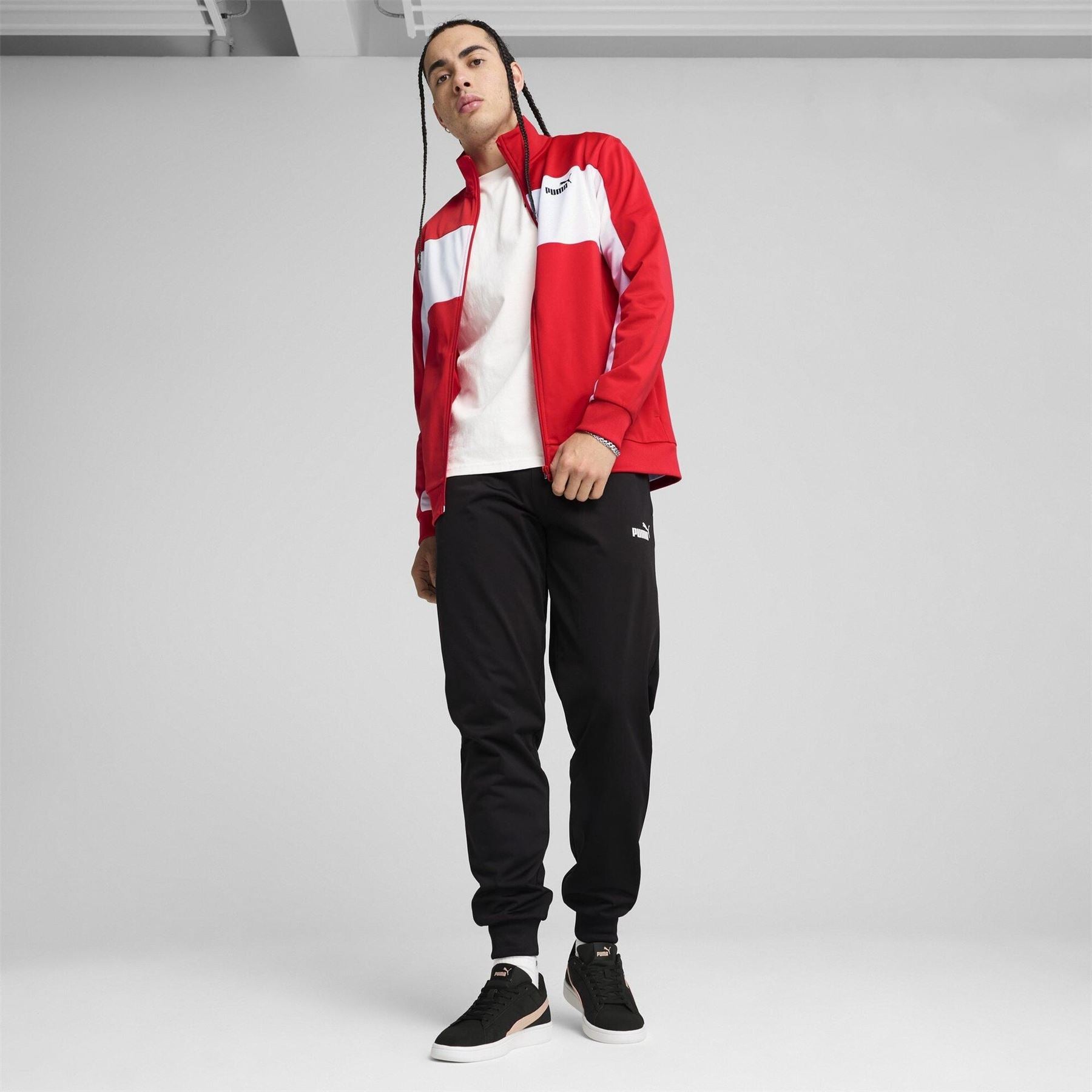 Puma Colorblock Suit Poly Tracksuit