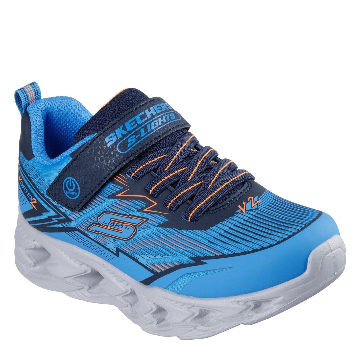 Skechers Lighted Gore  And  Strap Sneaker W 3d P Light Up Trainers Boys