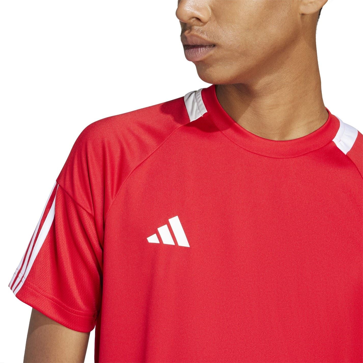 adidas Mens Classic 3 Stripe Sereno T-Shirt