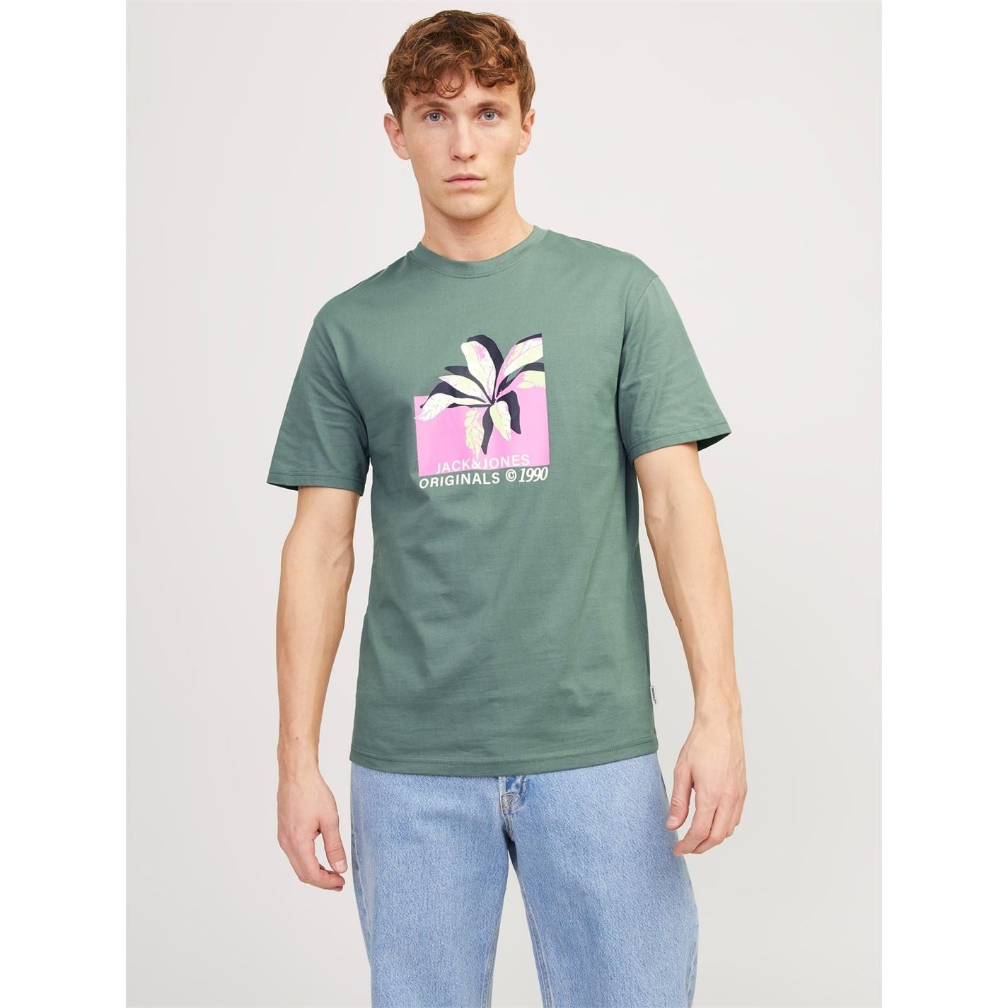 Jack and Jones Crew Neck Regular Fit Short Sleeve T-Shirt