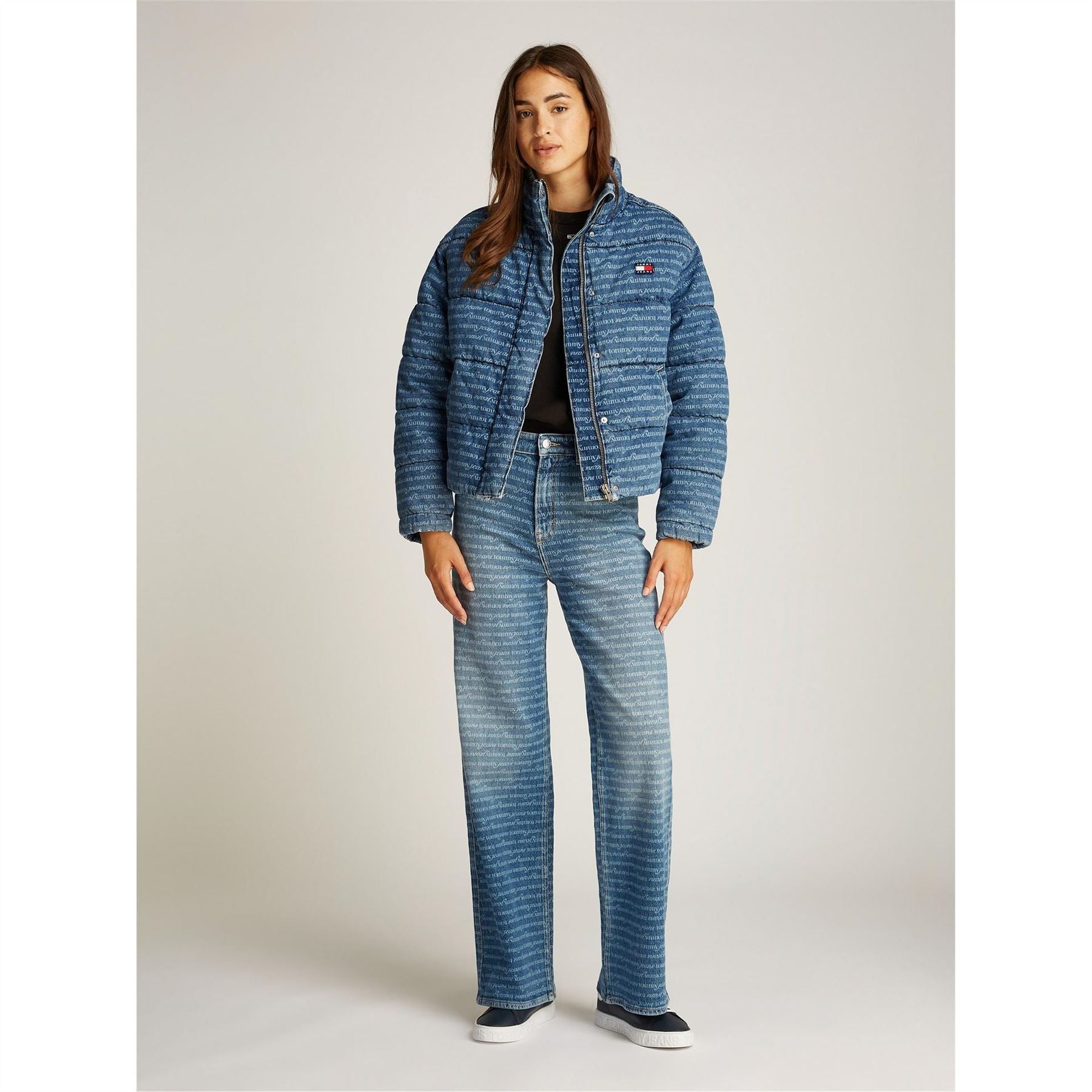 Tommy Jeans Quilted Cropped Short Puffer Jacket