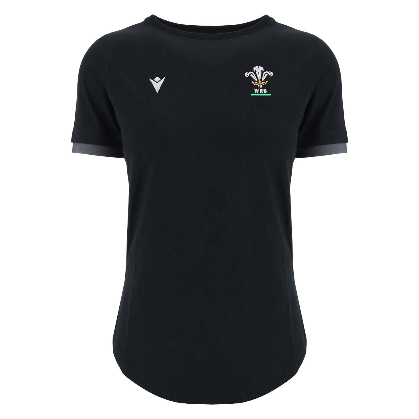 Macron Womens Wales Rugby Union Travel T-Shirt 2024