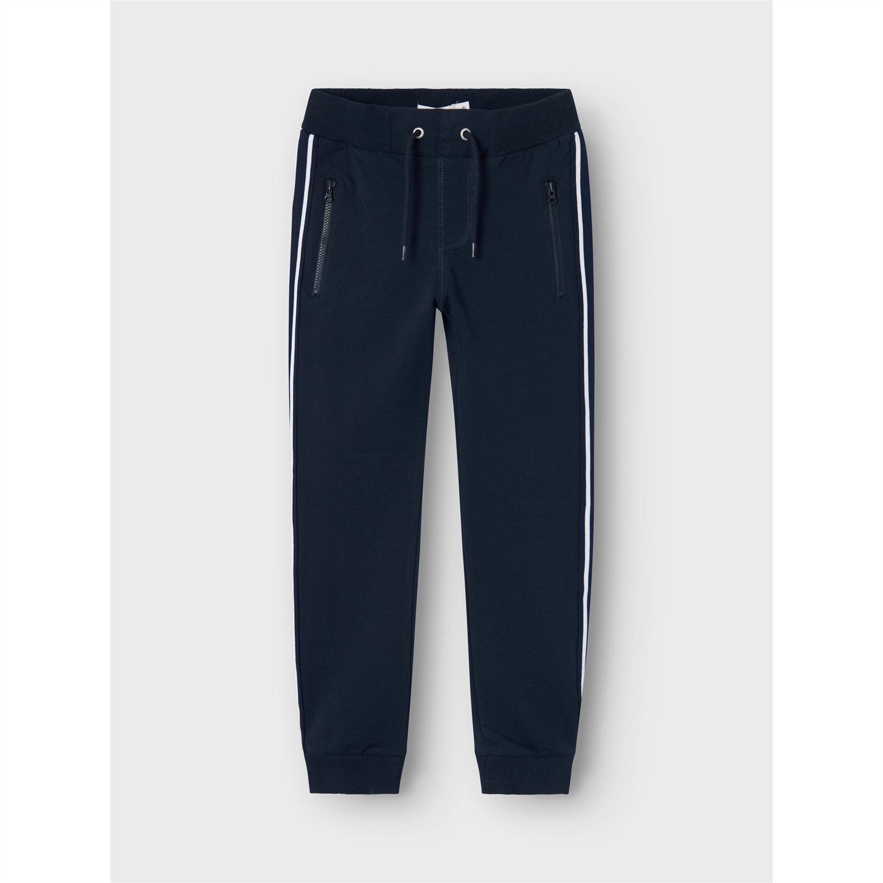 Name It It Bru Side Stripes Solid Patterned Sweatpants