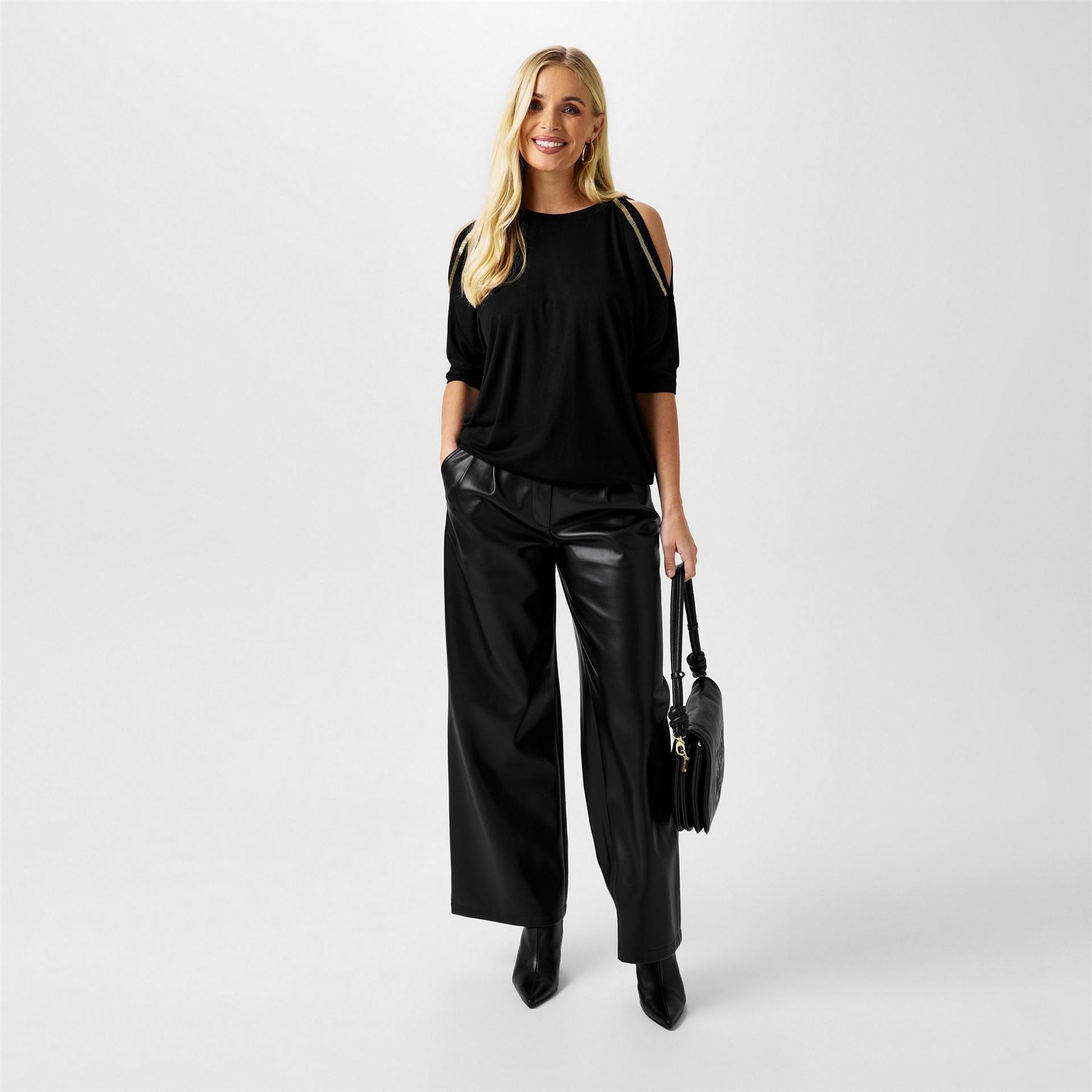 Biba Cold Shoulder Jumper