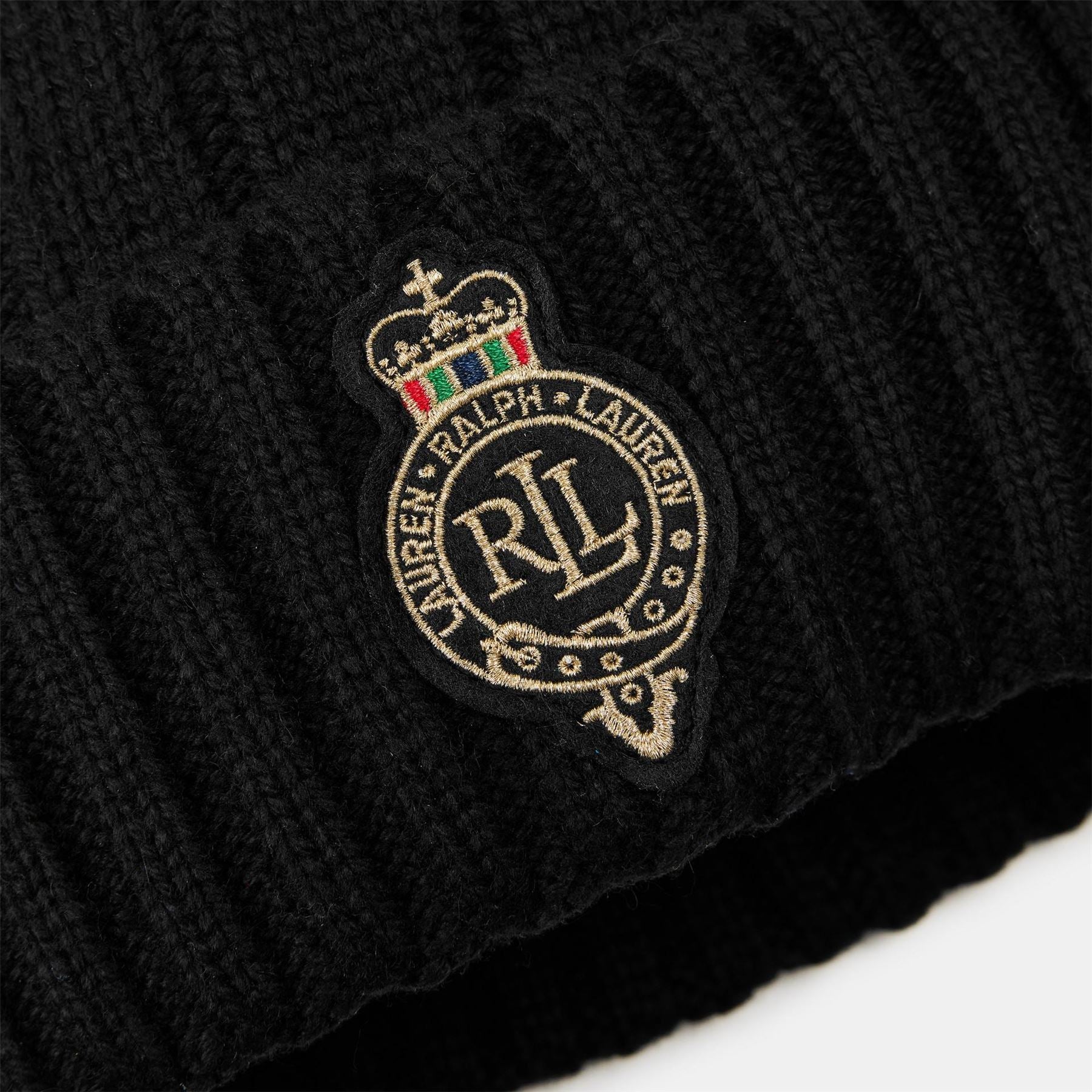 Lauren by Ralph Lauren Pom Cable Knit Beanie