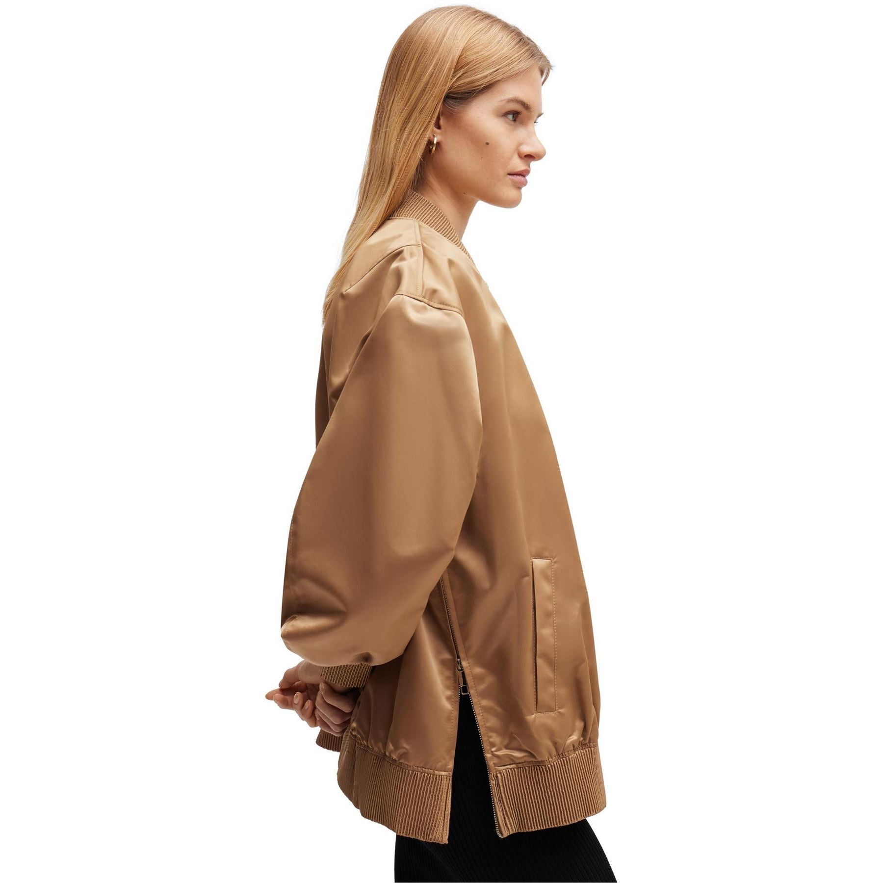 Boss Palberta Mono Monochrome Bomber Jacket