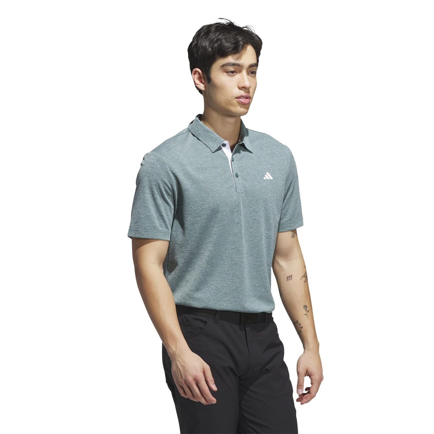 adidas Mens Heather Polo Shirt