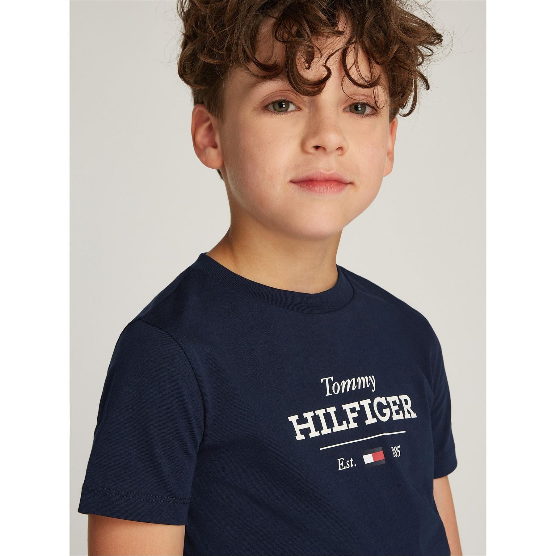 Tommy Hilfiger 1985 Lettering Regular Fit Crew Neck T-Shirt