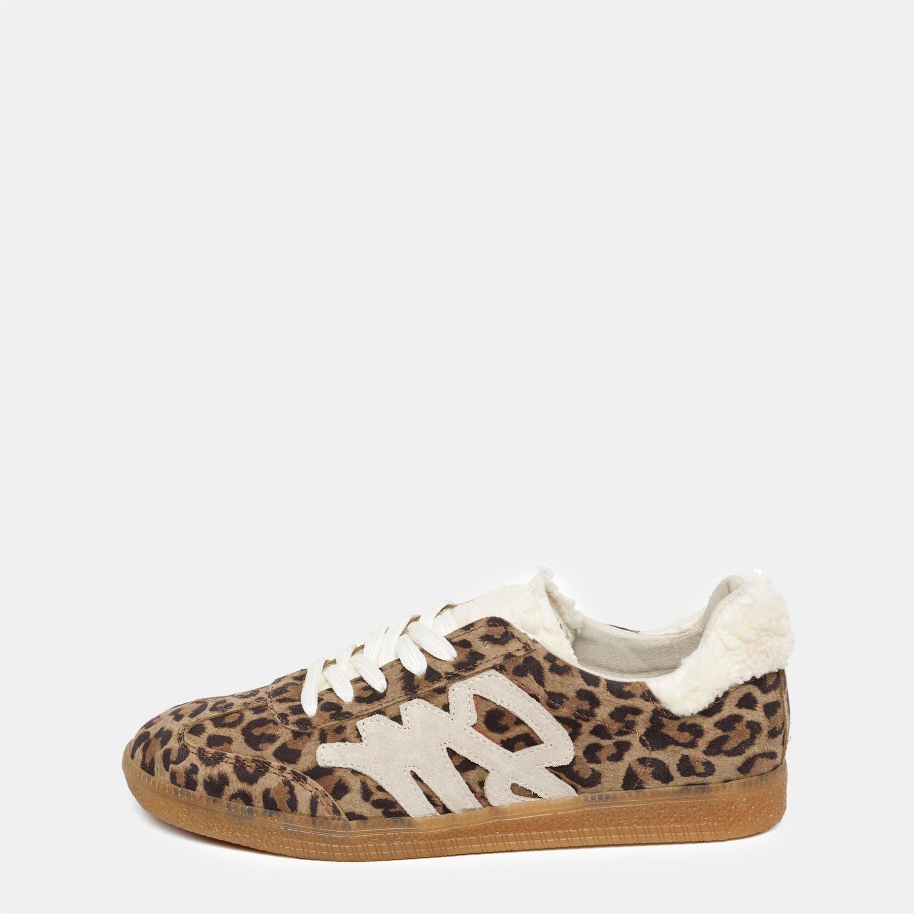 Steve Madden Elora Leopard Patterned Low Top Sneakers