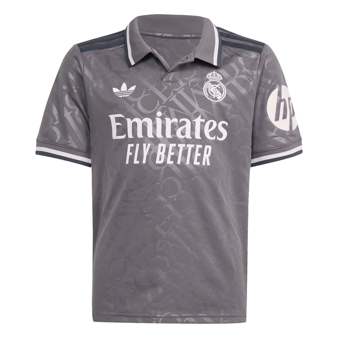 adidas Real Madrid Collared Short Sleeve Shirt