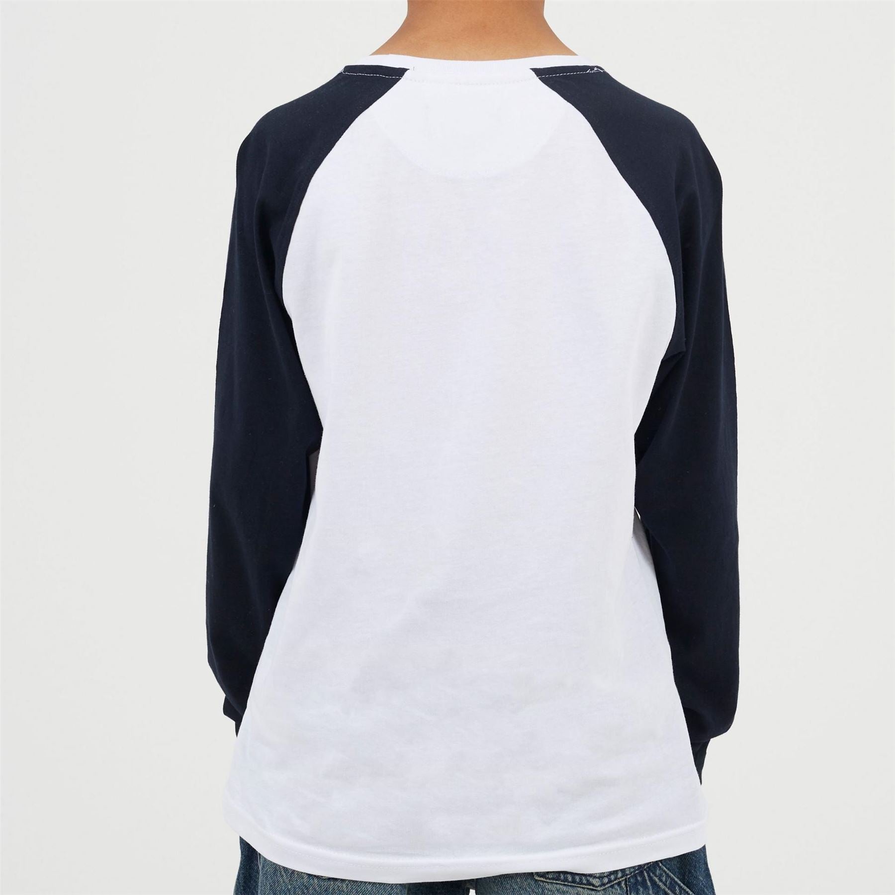 Brave Soul Boys Long Sleeve Crew Neck Tee With Contrast Raglan Sleeves