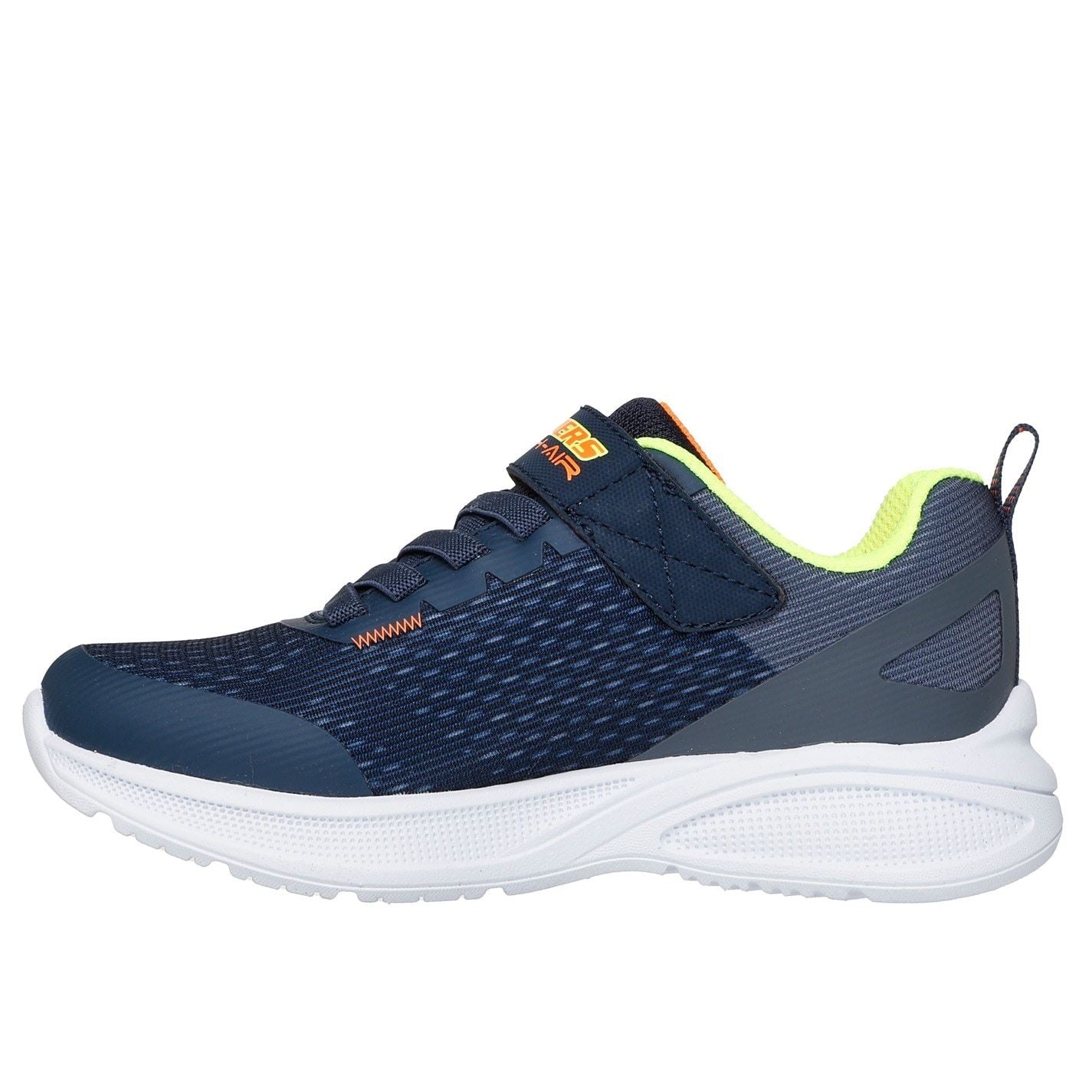 Skechers Lightweight Gore  And  Strap Sneaker W Runners Boys