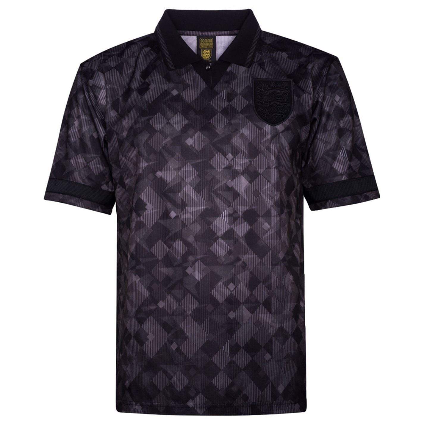 Score Draw England 1990 Black Out RetrOvershirtt