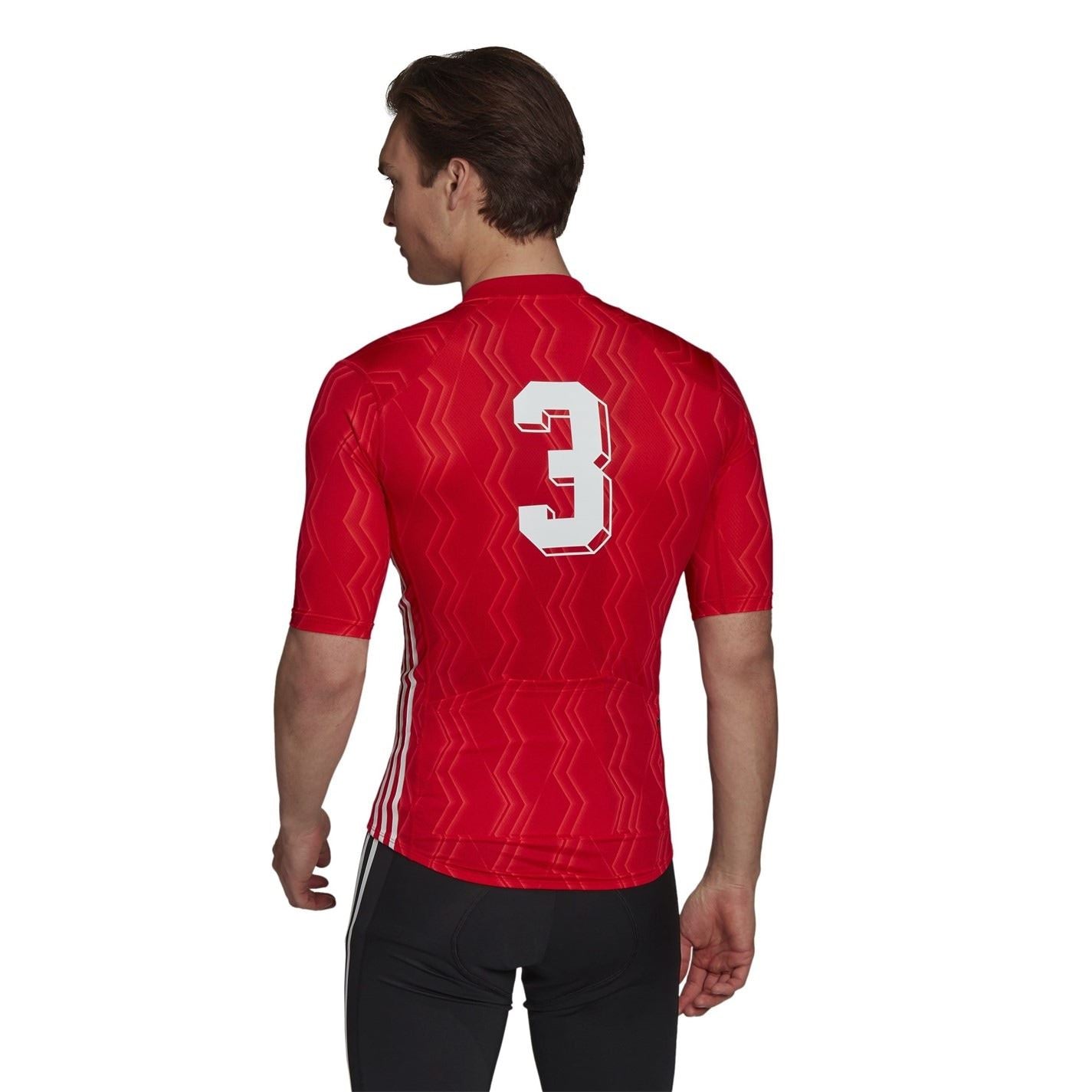 adidas Short Sleeve Zip Neck Slim Fit T-Shirt