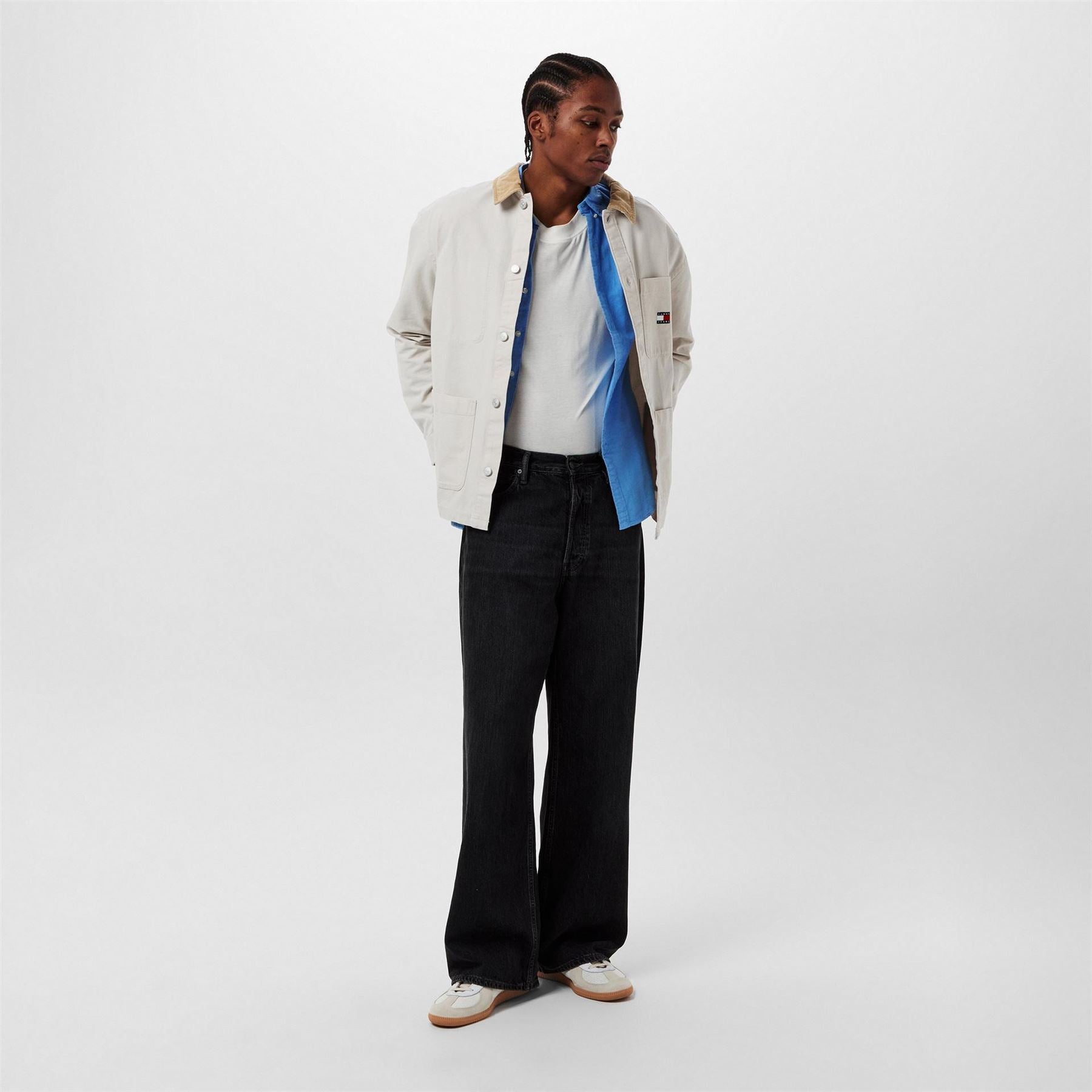 Tommy Jeans  Cord Textured Relaxed Fit Overshirt