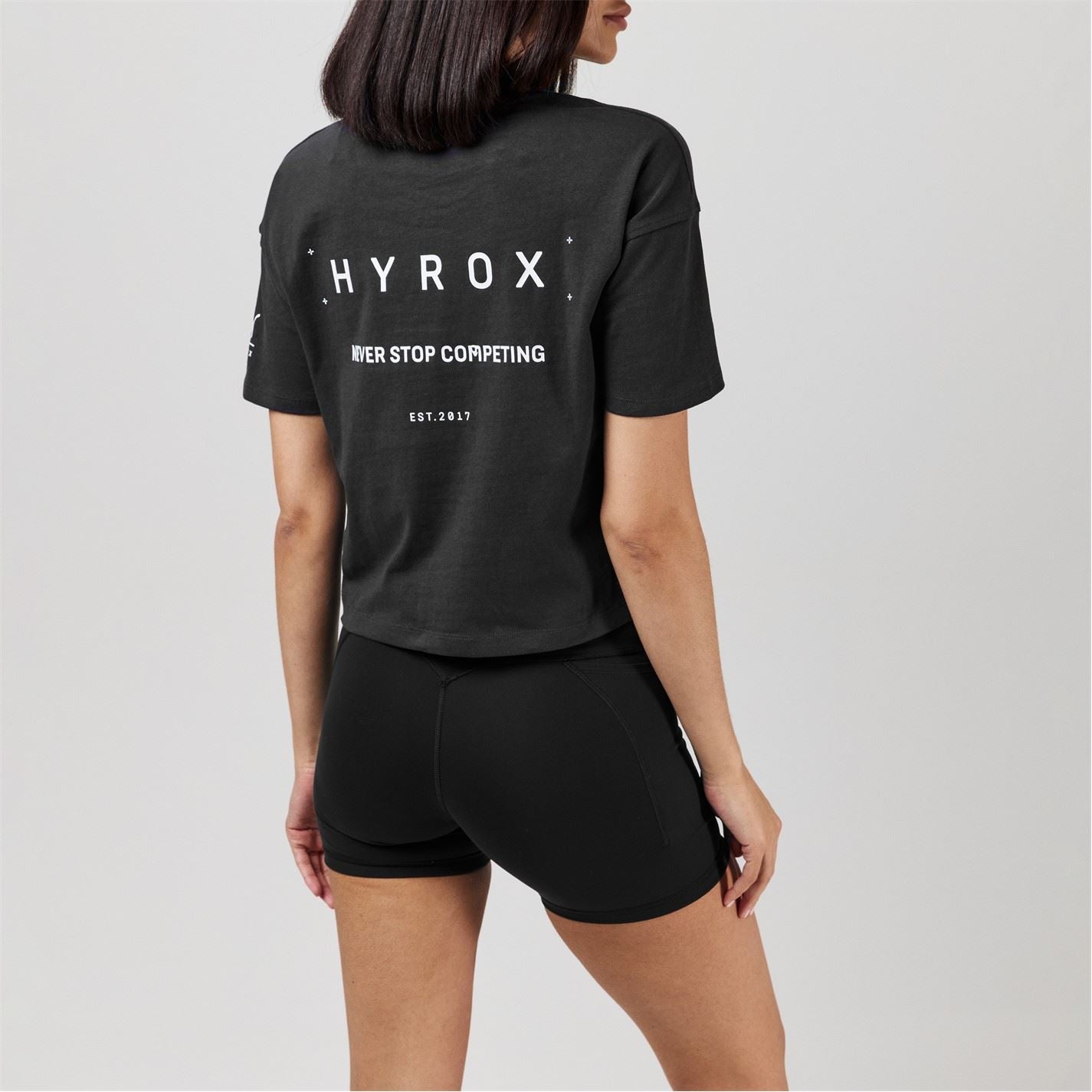 Puma X Hyrox World Cropped T-Shirt Adults
