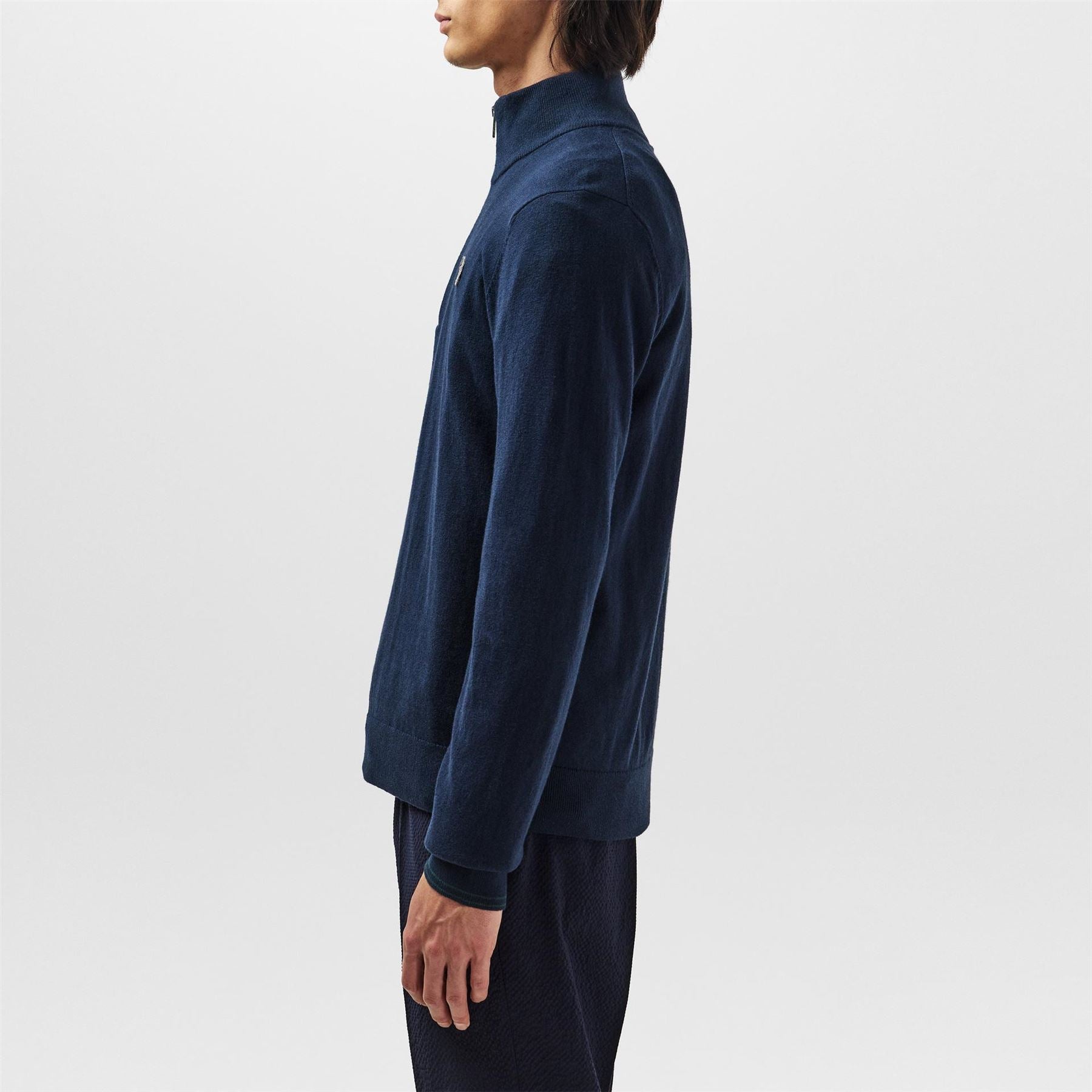 PS Paul Smith Logo Quarter Zip Sweater