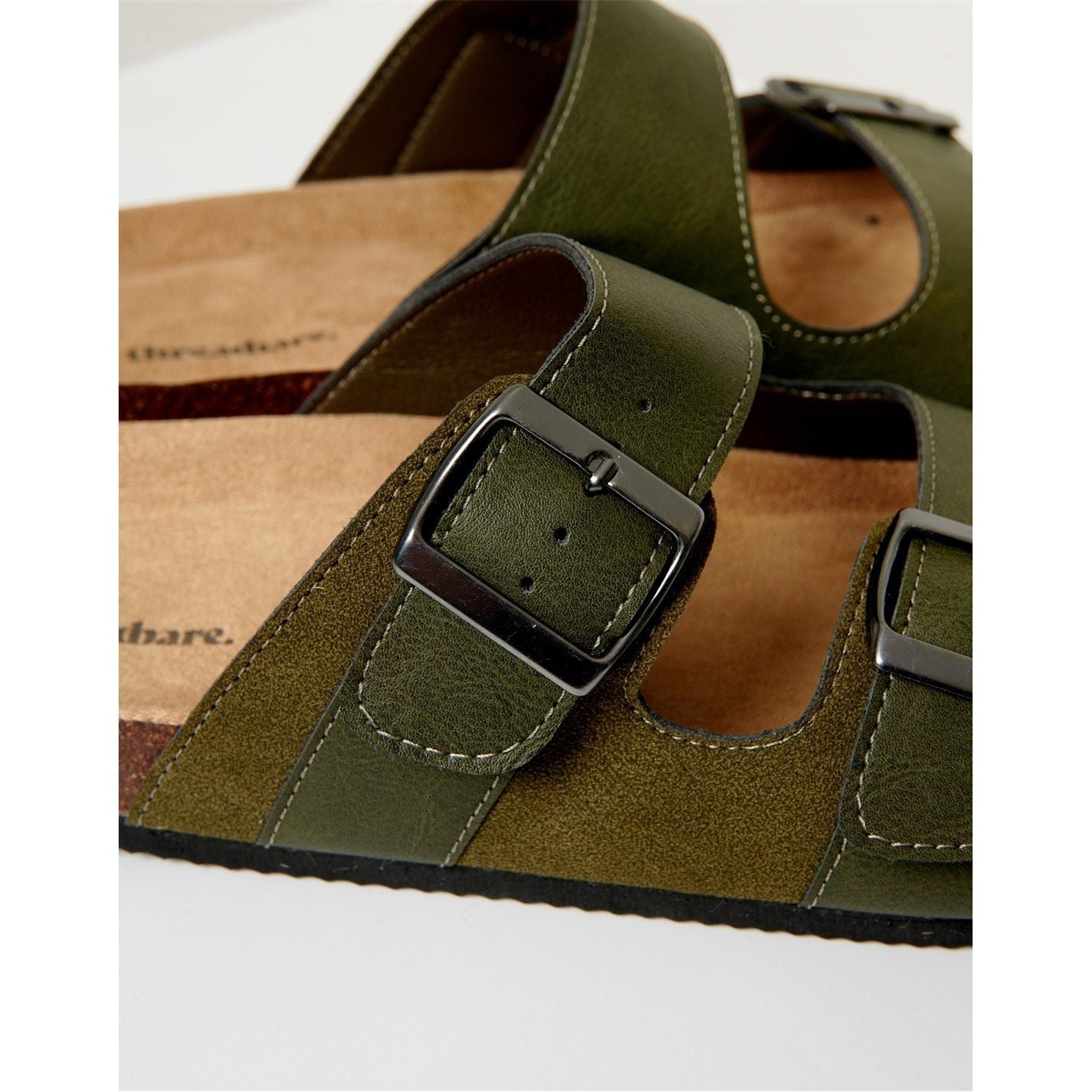 Threadbare Atticus Open Toe Slide Sandals