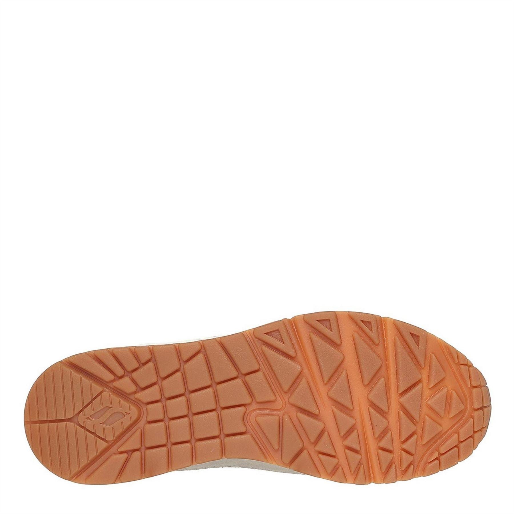 Skechers  And  Perforated Duraleather Lace Low Top Trainers Womens