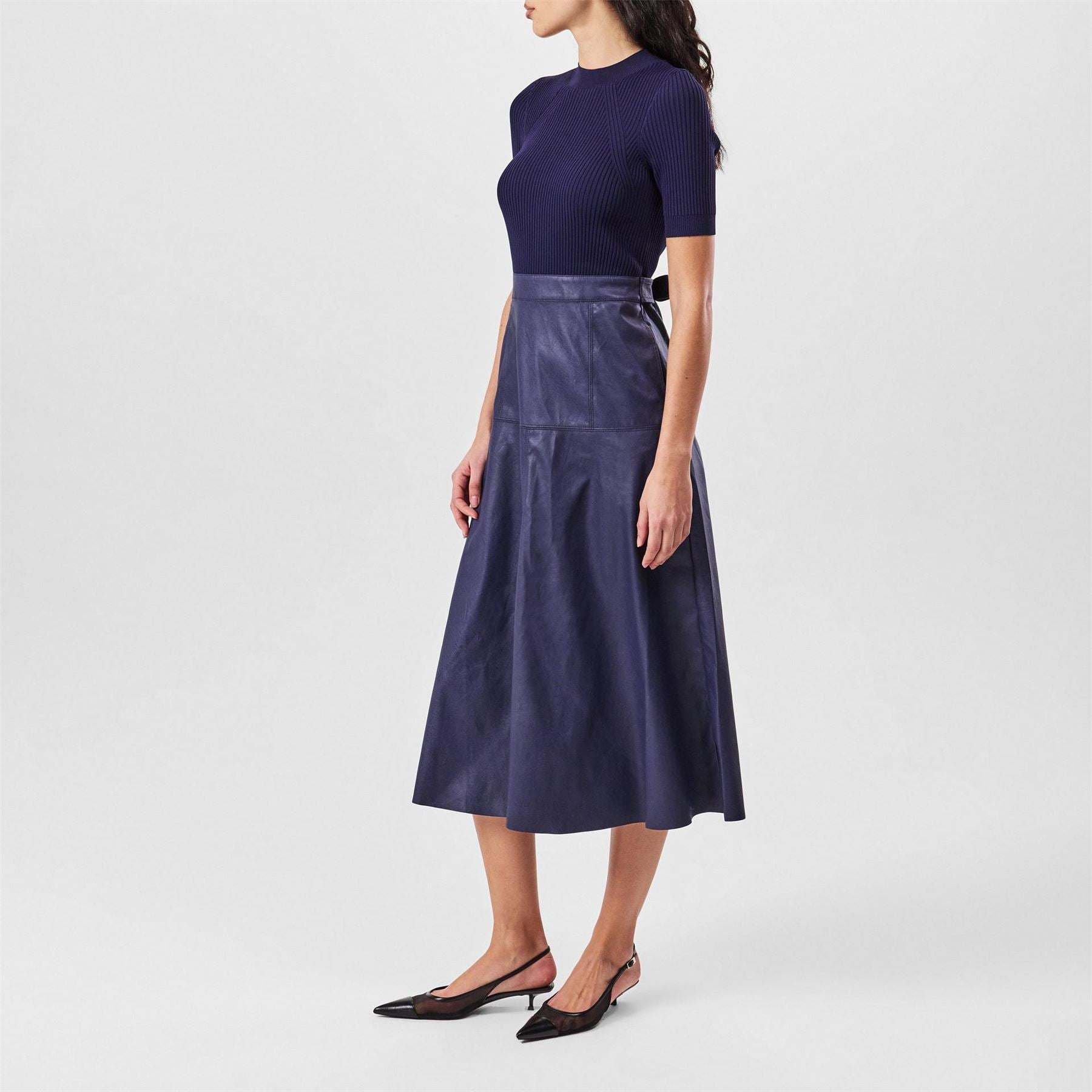 Ted Baker Matiar Crew Neck Midi A-Line Dress