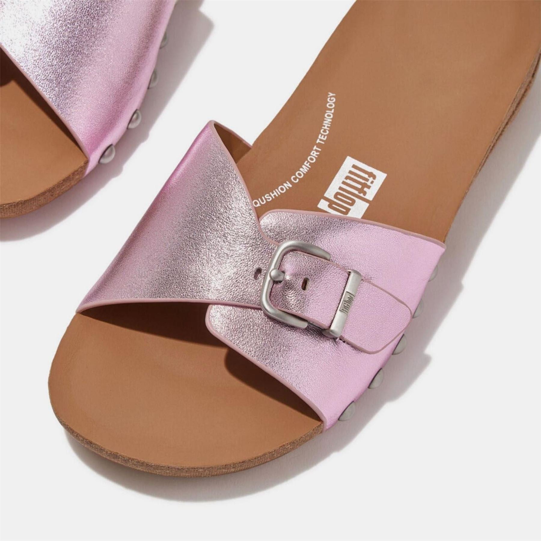 FitFlop Adjustable Buckle Metallic Sliders