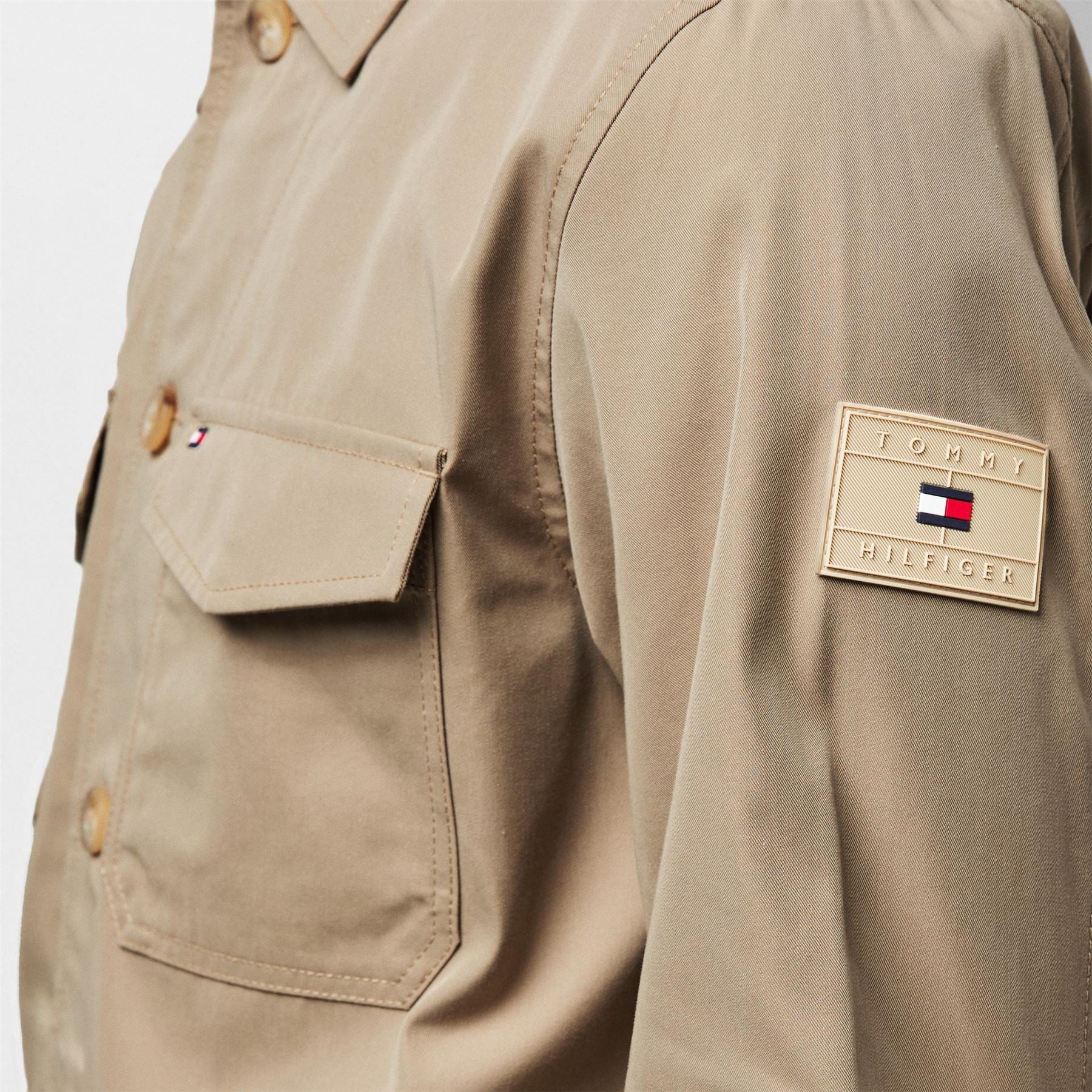 Tommy Hilfiger Cotton Button Through Overshirt