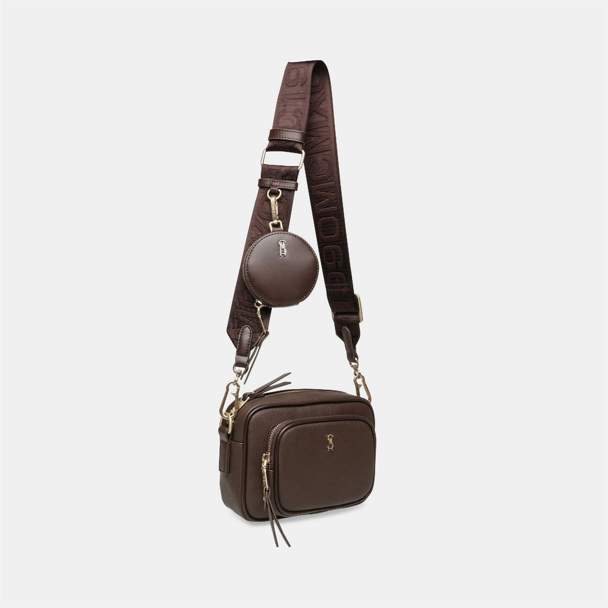 Steve Madden Blillite Cross Body Bag with Metal Logo