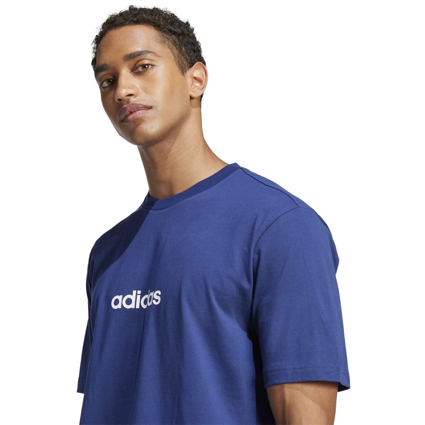adidas Mens Essentials Single Jersey Logo T-Shirt