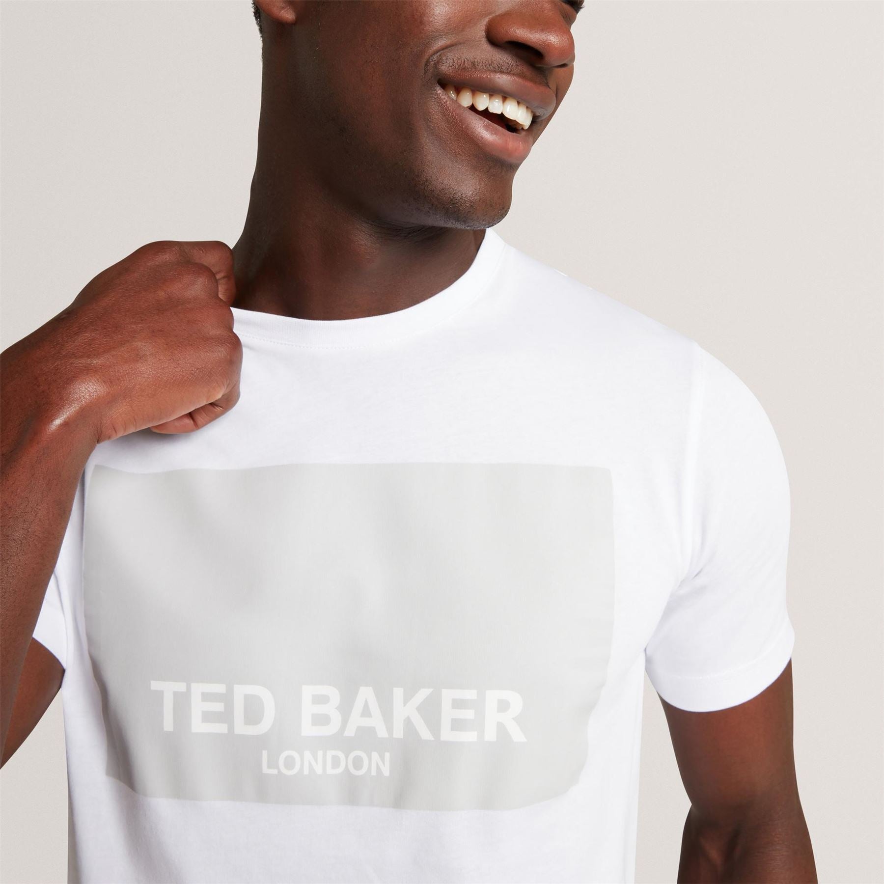 Ted Baker Baker Ss Box Graphic Logo Tee