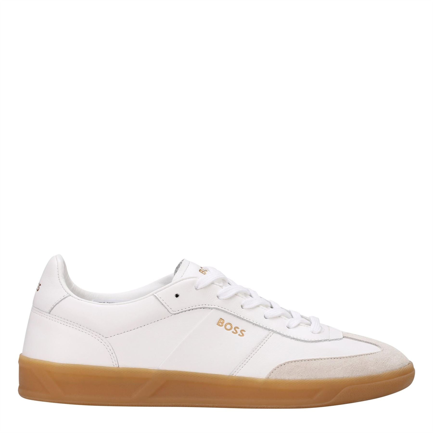 Boss Brandon Leather Low Top Trainers