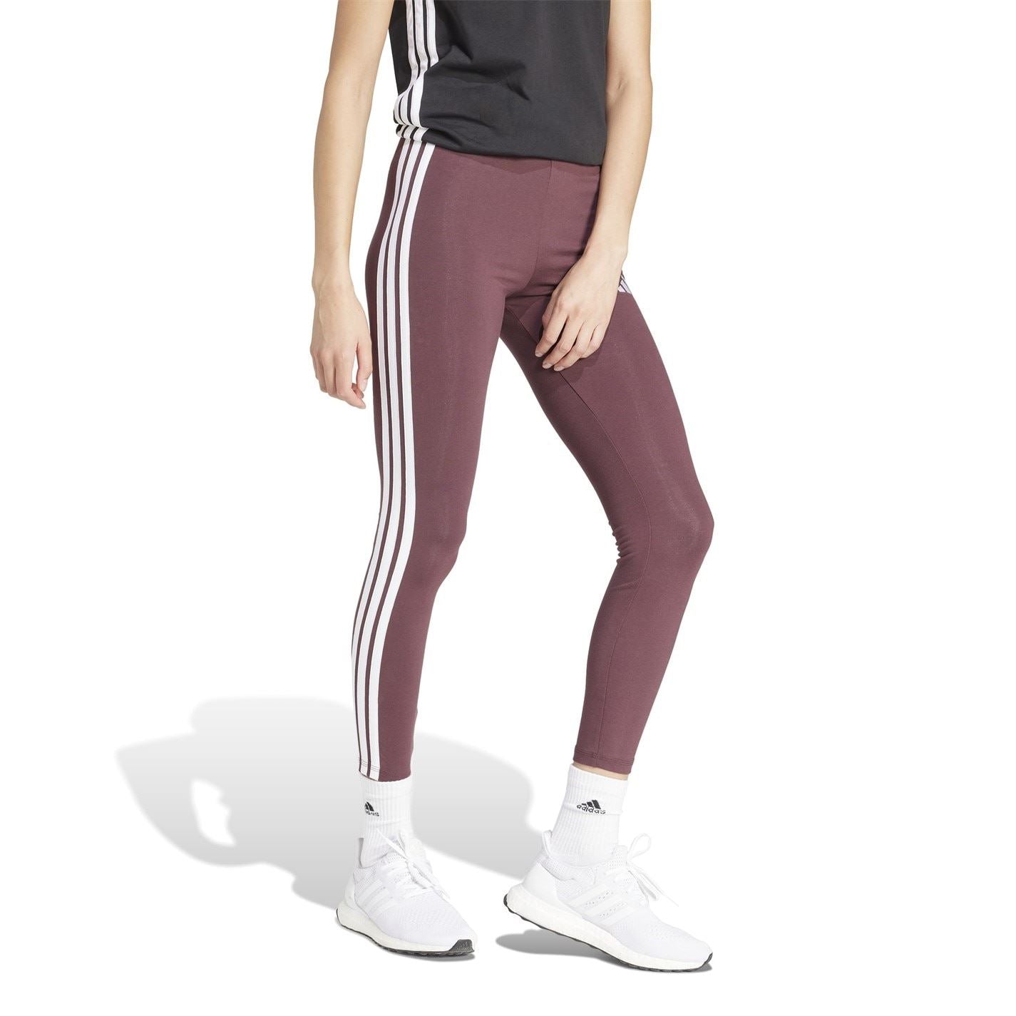 adidas Womens Essentials 3 Stripe Leggings