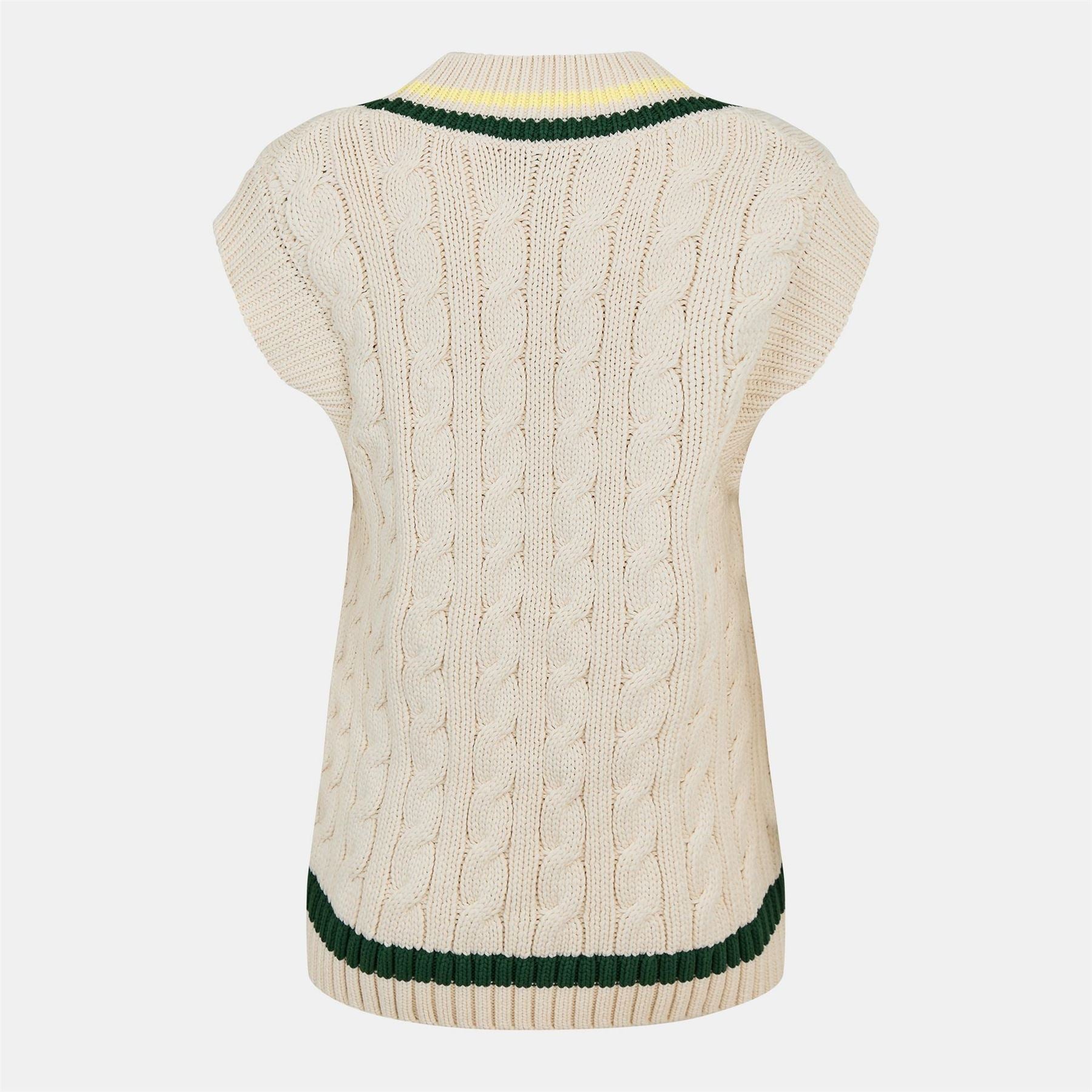 Lacoste Cable Knit Crew Neck Jumper